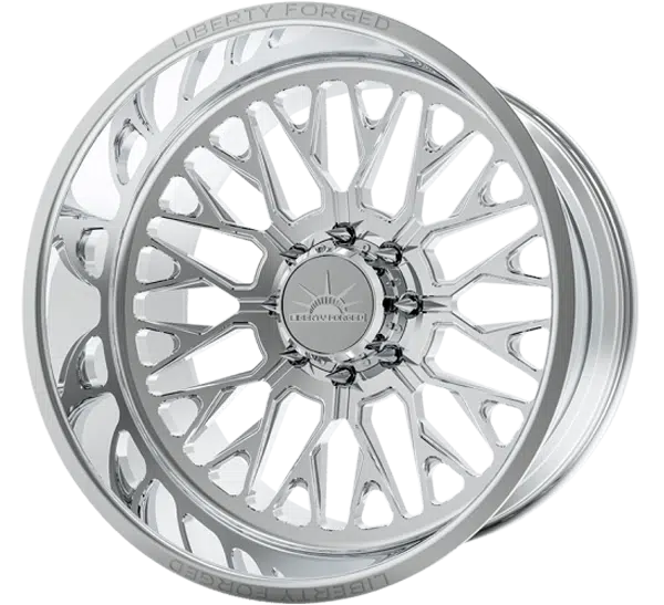 24x12 Liberty Forged LBTYC17 - 8x180 Lug Pattern - Polished (Set of 4) - Legends Auto Parts