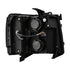 07-13 Chevrolet Silverado LUXX-Series LED Projector Headlights Jet Black - Legends Auto Parts