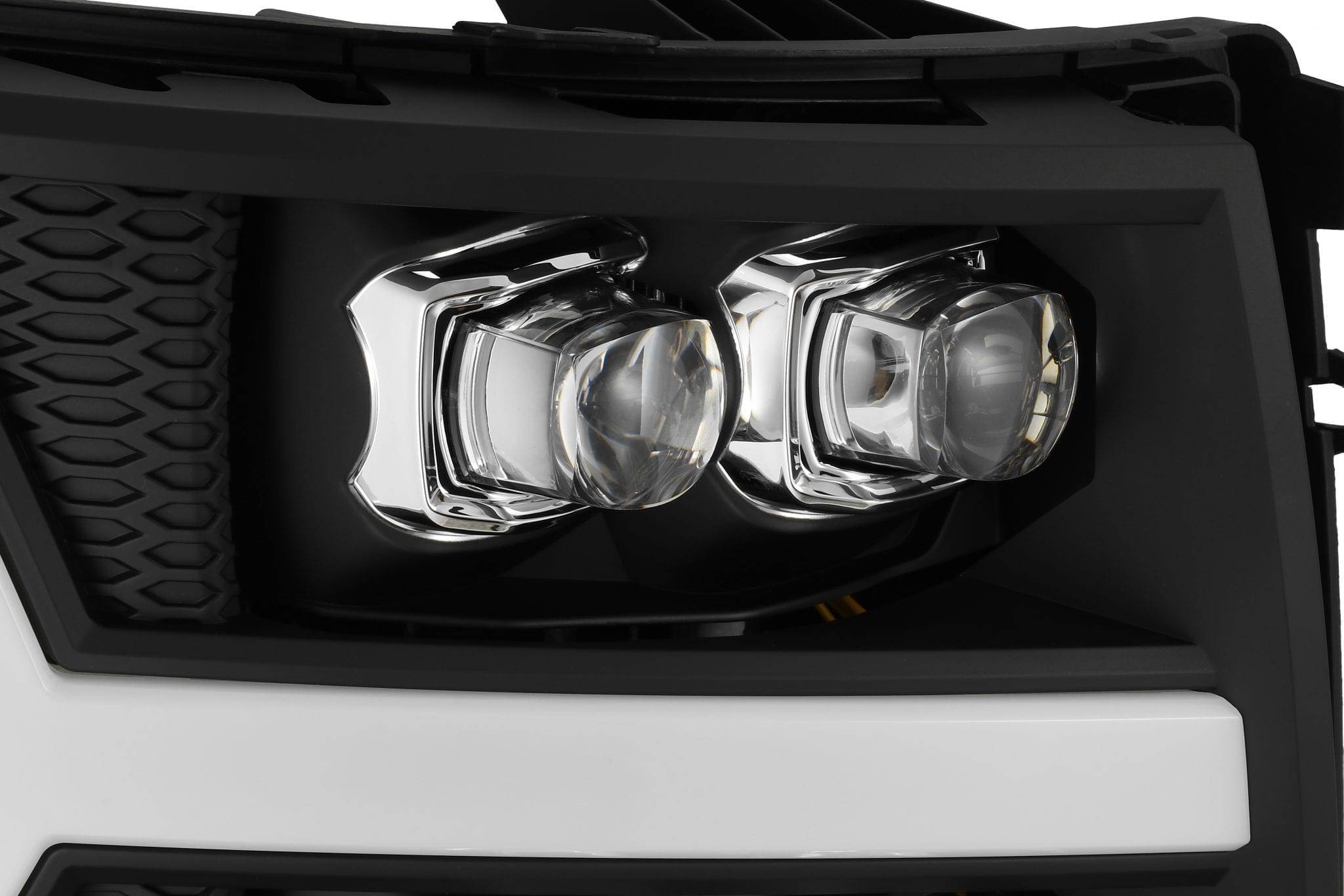 07-13 Chevrolet Silverado NOVA-Series LED Projector Headlights Black - Legends Auto Parts