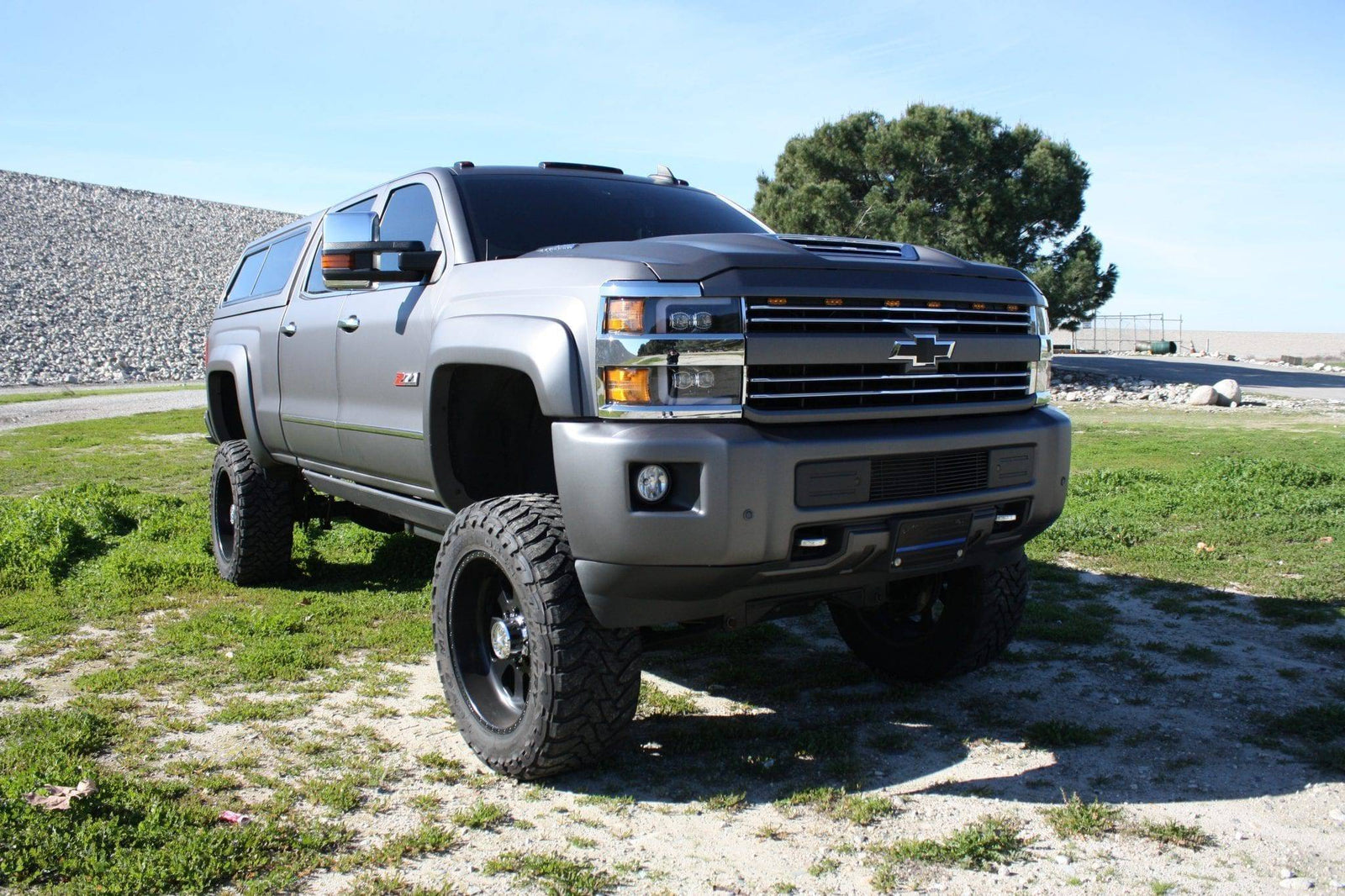 15-19 Chevrolet Silverado 2500HD/3500HD MKII NOVA-Series LED Projector Headlights Jet Black