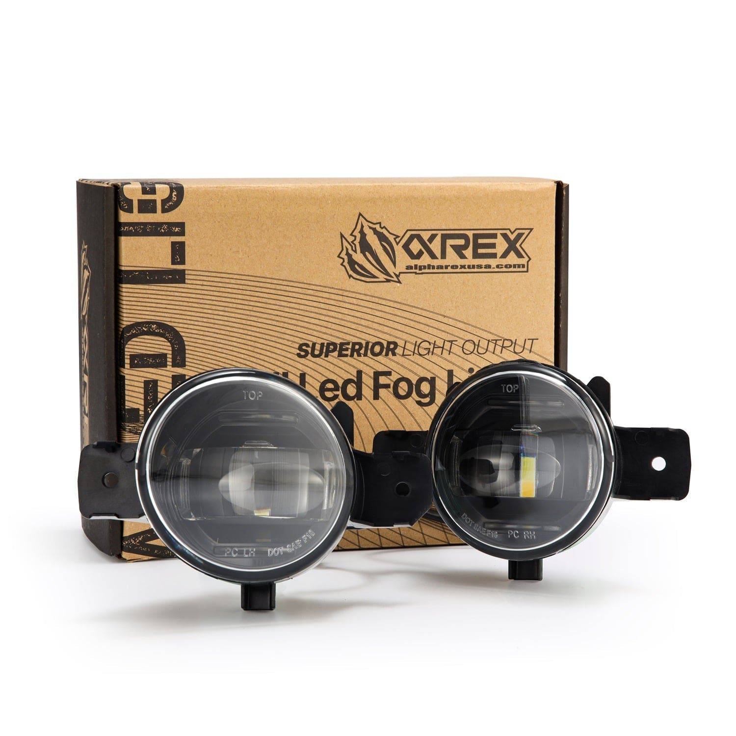 Universal Nissan/Infiniti DoubleTap Dual Color LED Projector Fog Lights - Legends Auto Parts