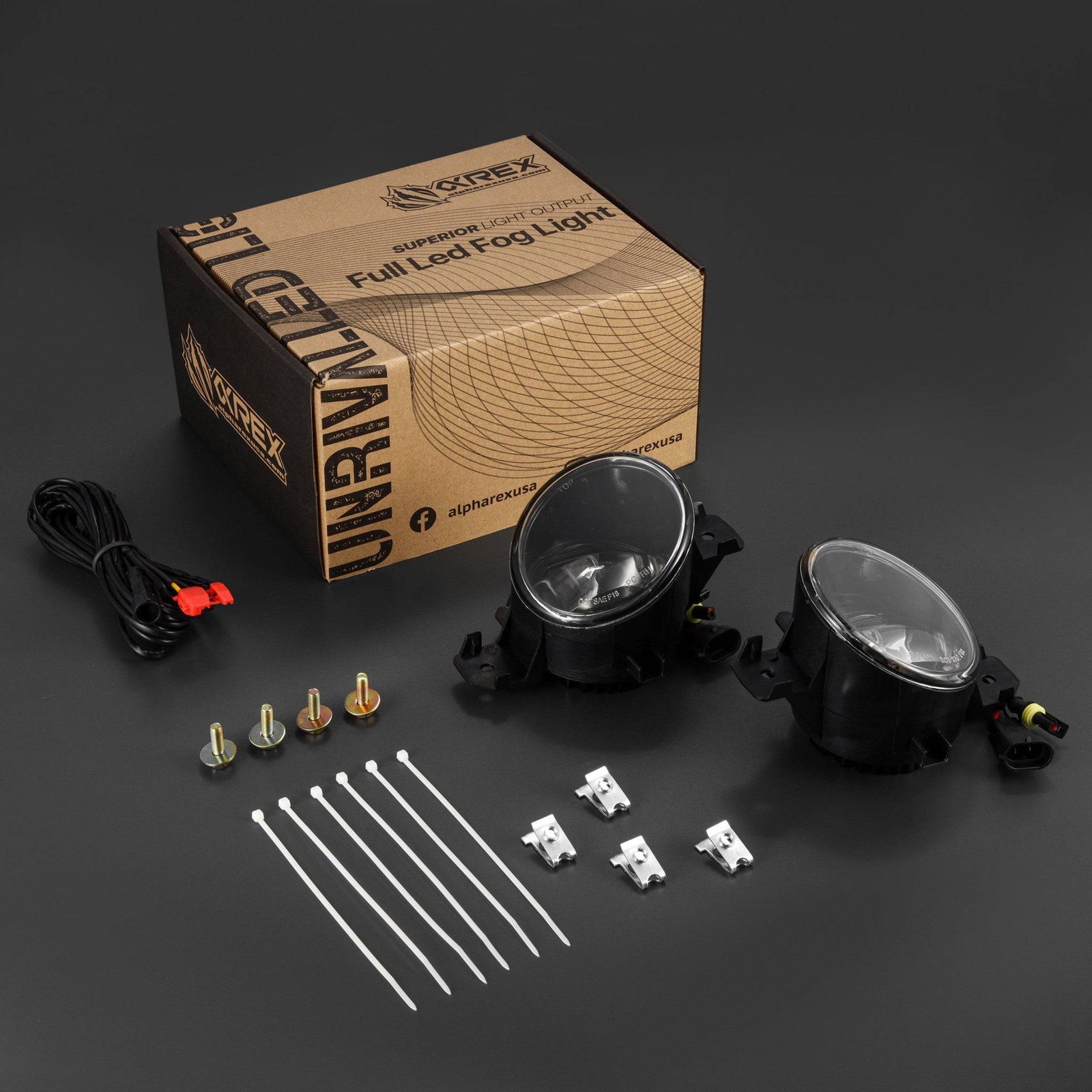 Universal Nissan/Infiniti DoubleTap Dual Color LED Projector Fog Lights - Legends Auto Parts
