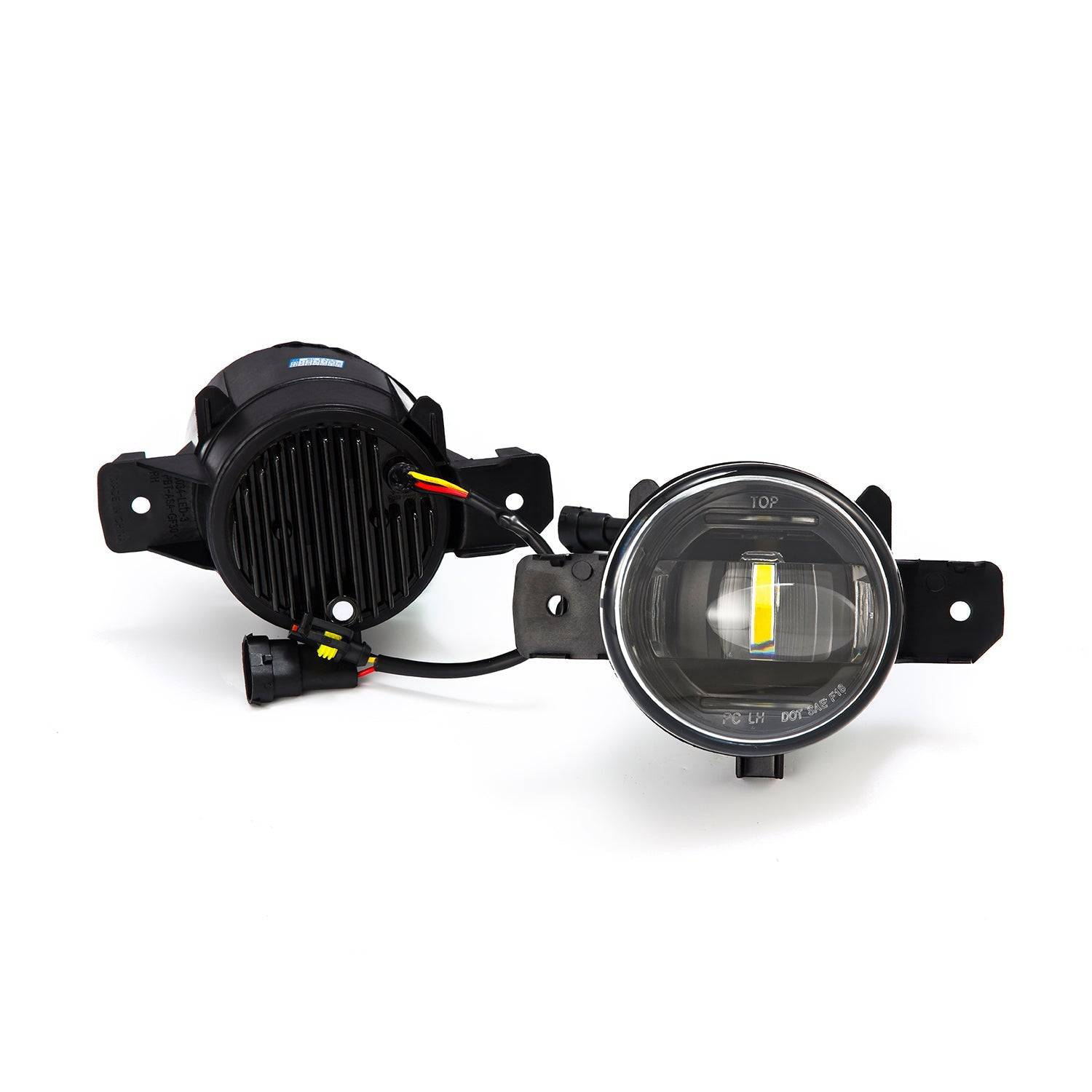 Universal Nissan/Infiniti DoubleTap Dual Color LED Projector Fog Lights - Legends Auto Parts