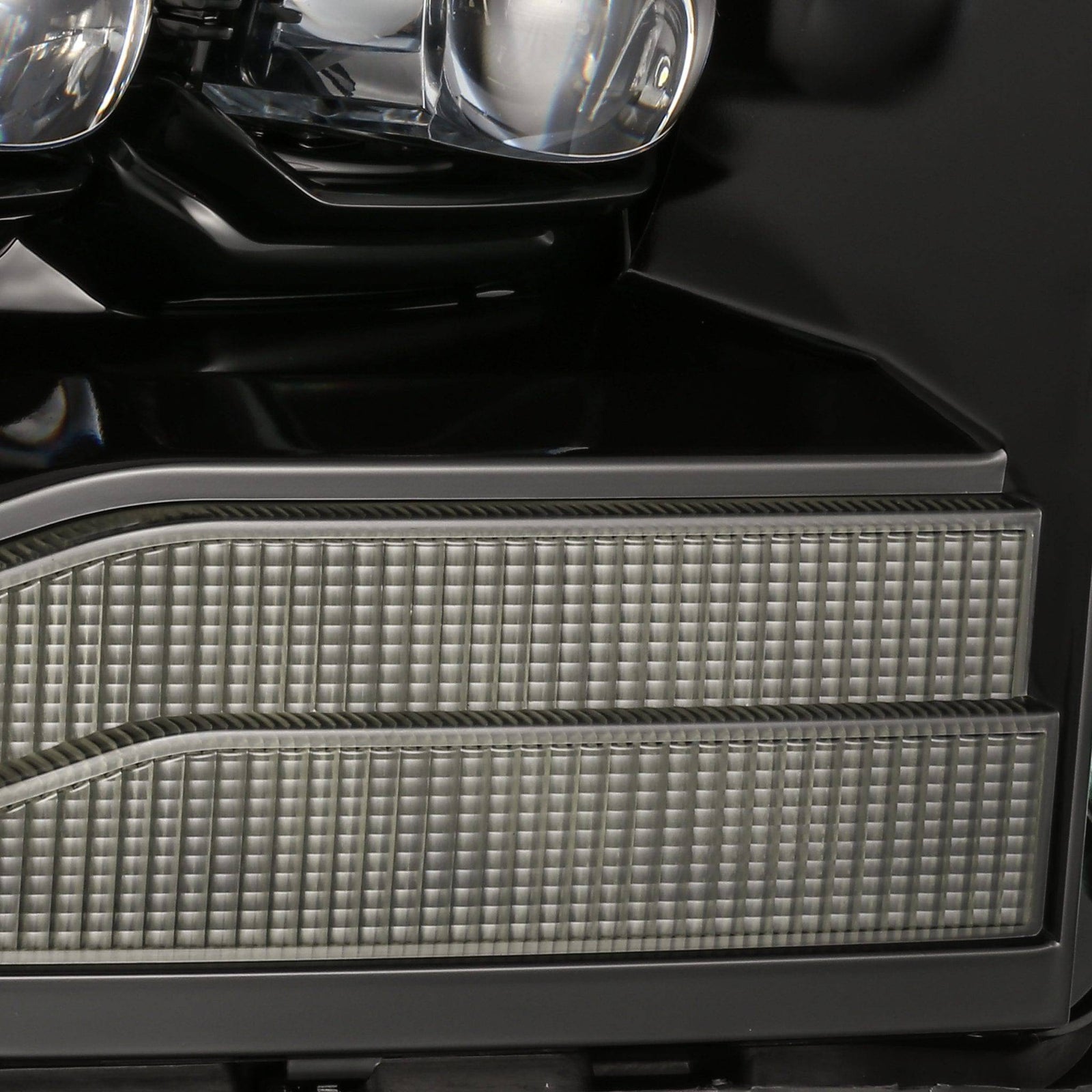 06-08 Dodge Ram NOVA-Series LED Projector Headlights Alpha-Black - Legends Auto Parts
