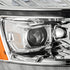 06-08 Dodge Ram PRO-Series Halogen Projector Headlights Chrome - Legends Auto Parts