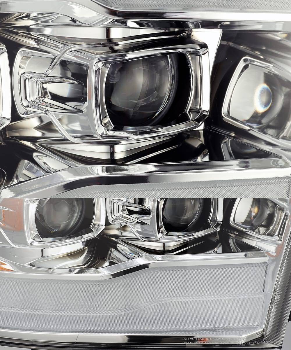 09-18 Ram Truck MK II PRO-Series Halogen Projector Headlights Chrome - Legends Auto Parts