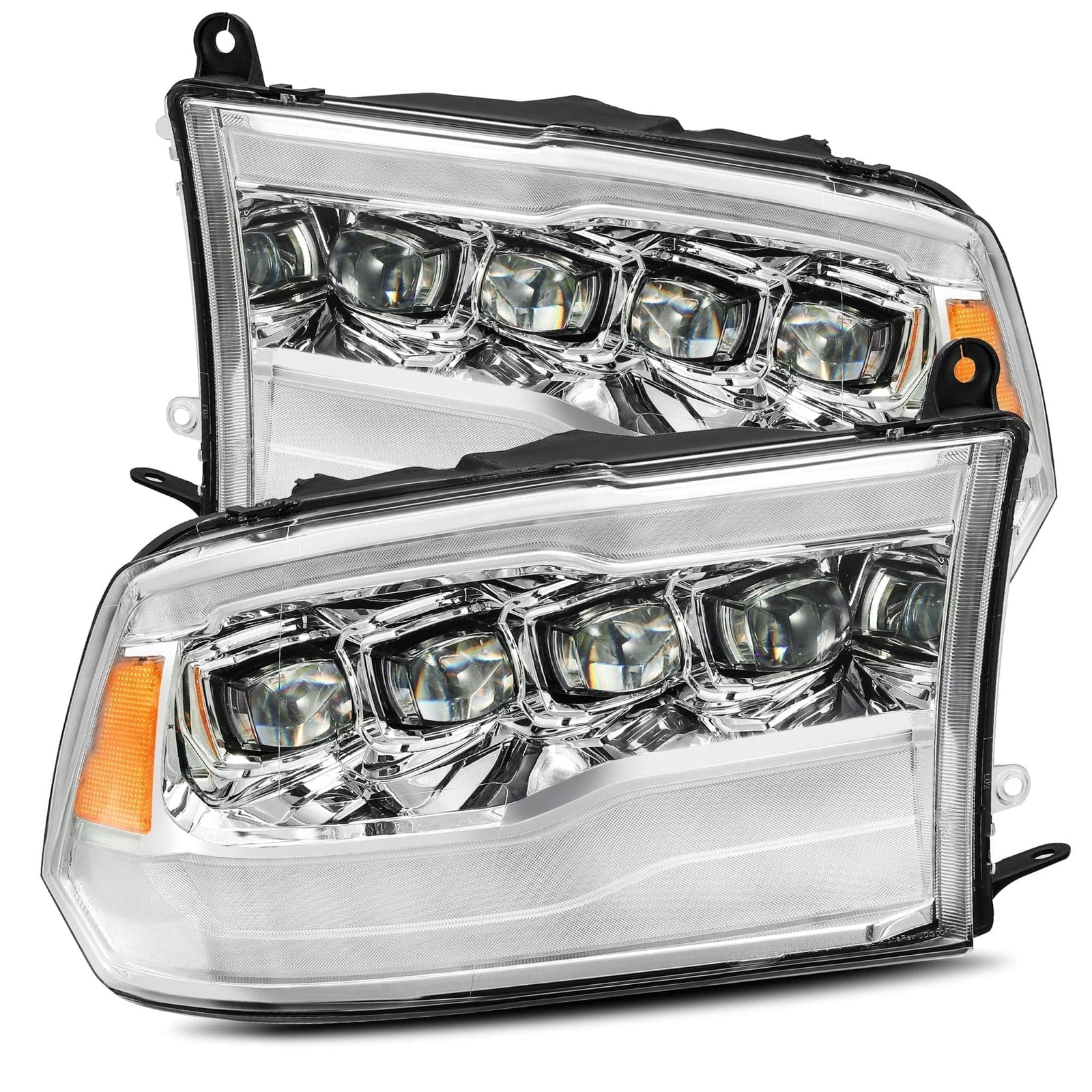 09-18 Ram Truck NOVA-Series LED Projector Headlights Chrome - Legends Auto Parts