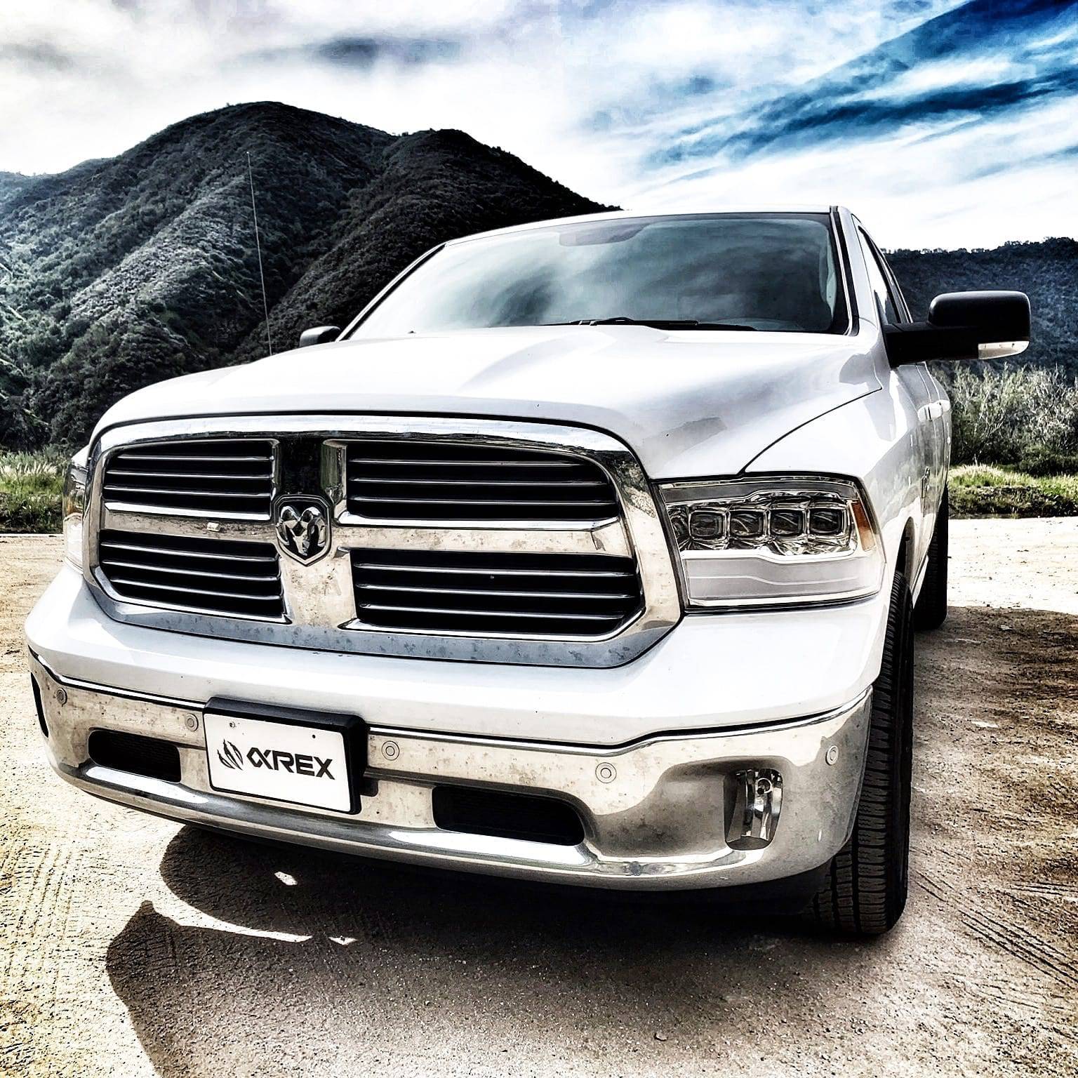 09-18 Ram Truck NOVA-Series LED Projector Headlights Chrome - Legends Auto Parts