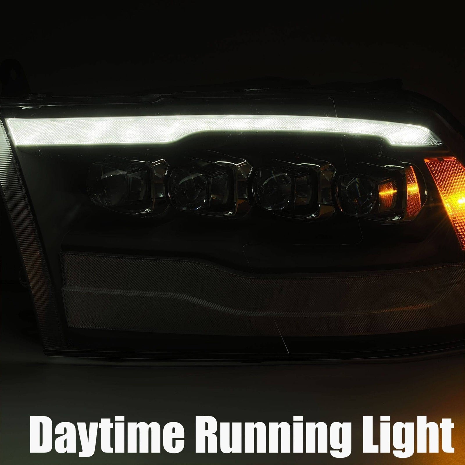 09-18 Ram Truck NOVA-Series LED Projector Headlights Chrome - Legends Auto Parts