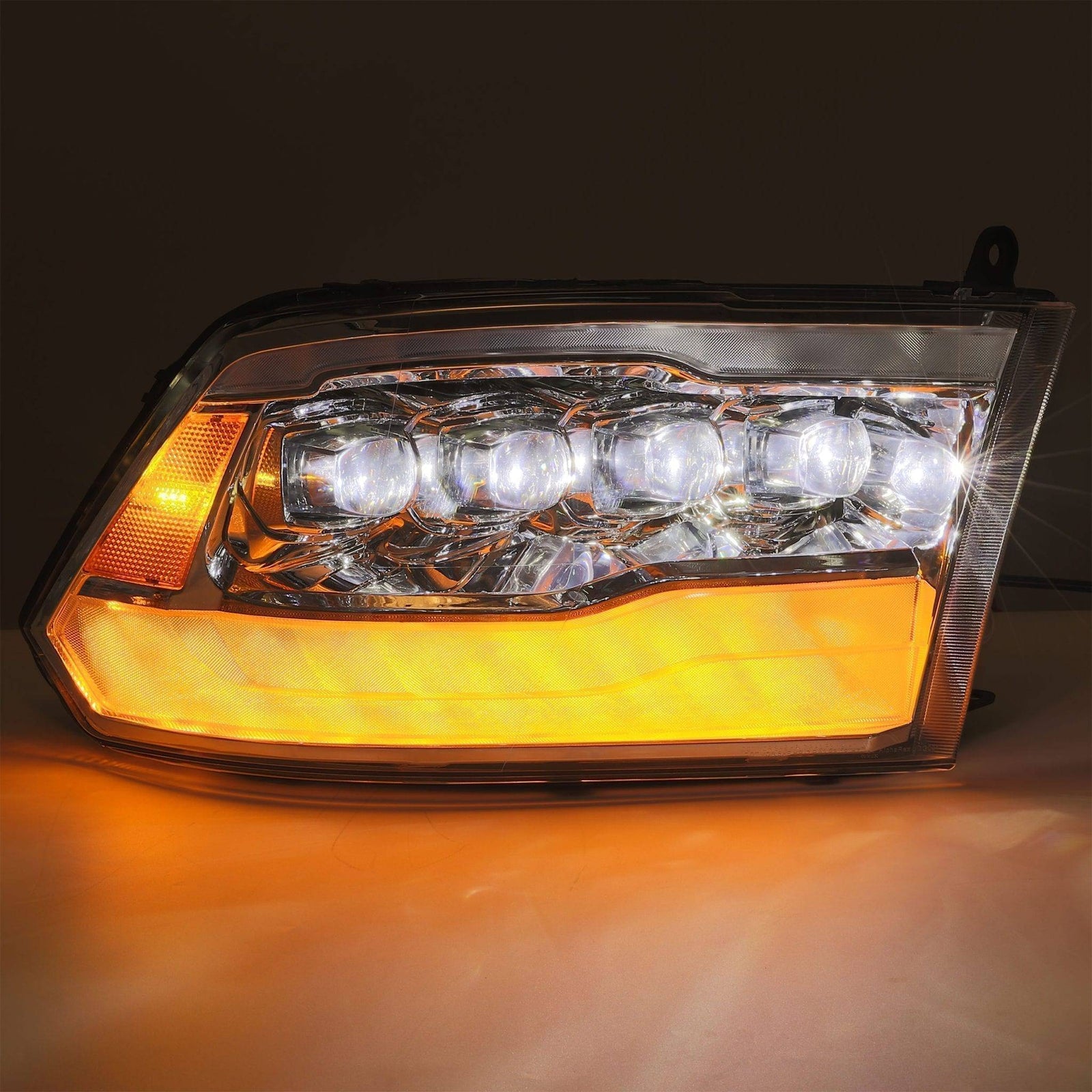 09-18 Ram Truck NOVA-Series LED Projector Headlights Chrome - Legends Auto Parts