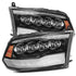 09-18 Ram Truck NOVA-Series LED Projector Headlights Jet Black - Legends Auto Parts