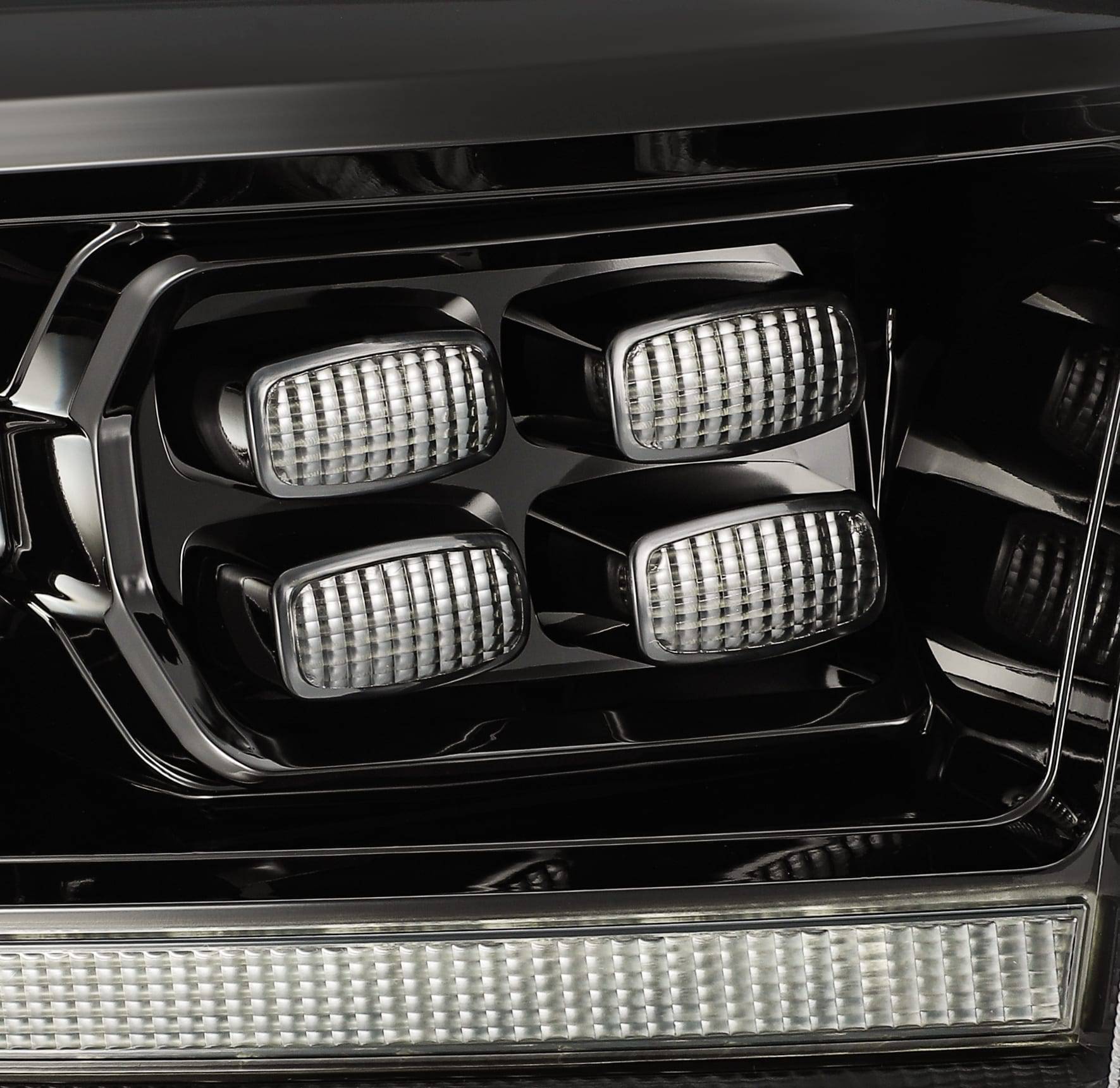 09-18 Ram Truck PRO-Series (5th Gen 2500 Style) Projector Headlights Alpha-Black - Legends Auto Parts