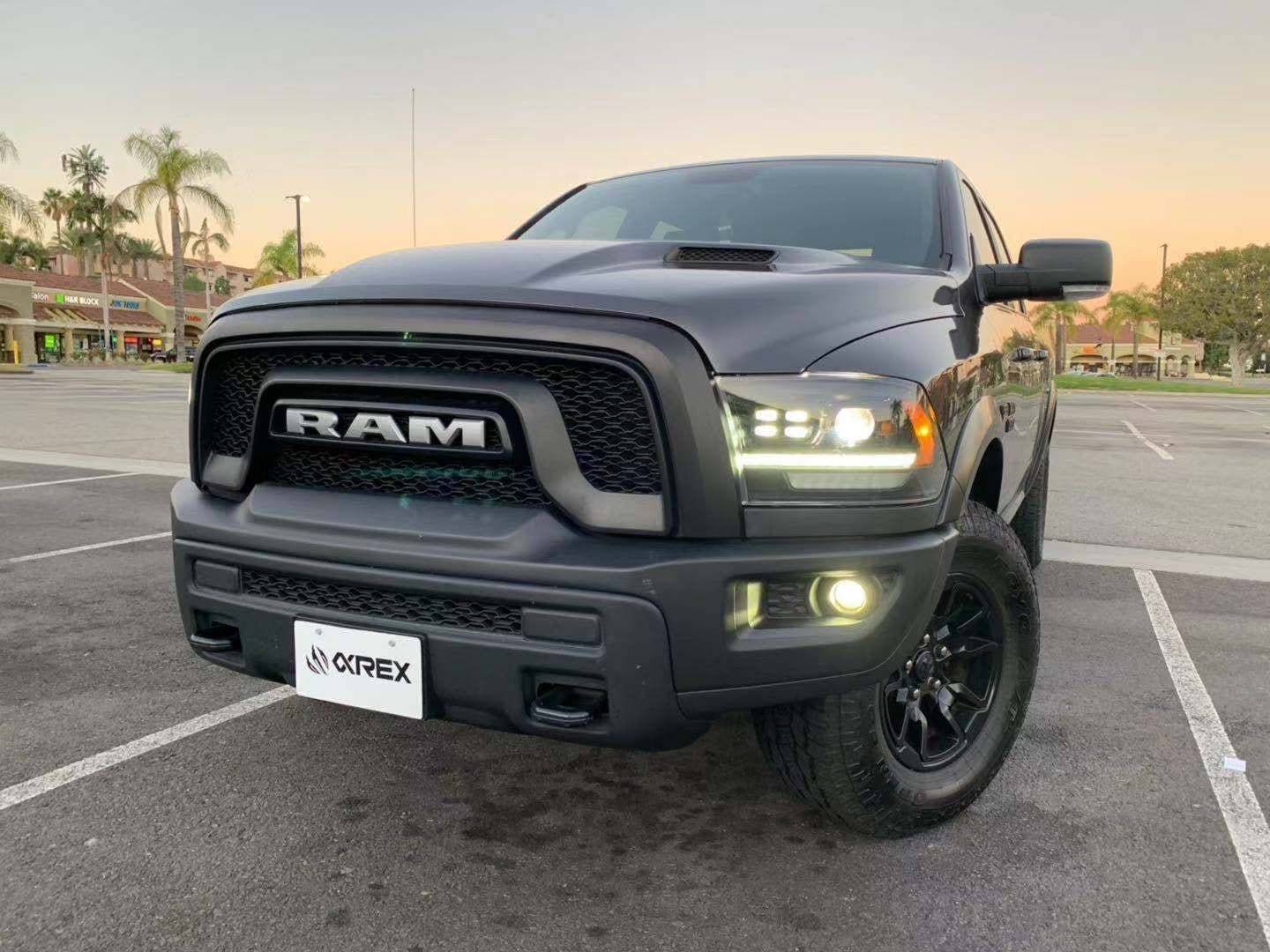 09-18 Ram Truck PRO-Series (5th Gen 2500 Style) Projector Headlights Black - Legends Auto Parts