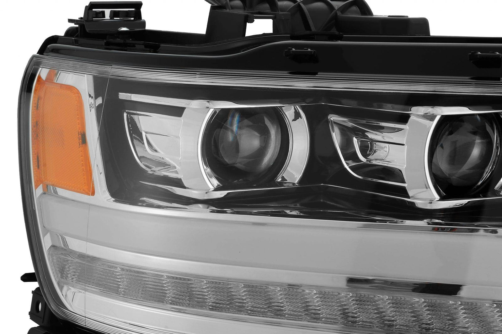 19-24 Ram 1500 LUXX-Series LED Projector Headlights Chrome - Legends Auto Parts