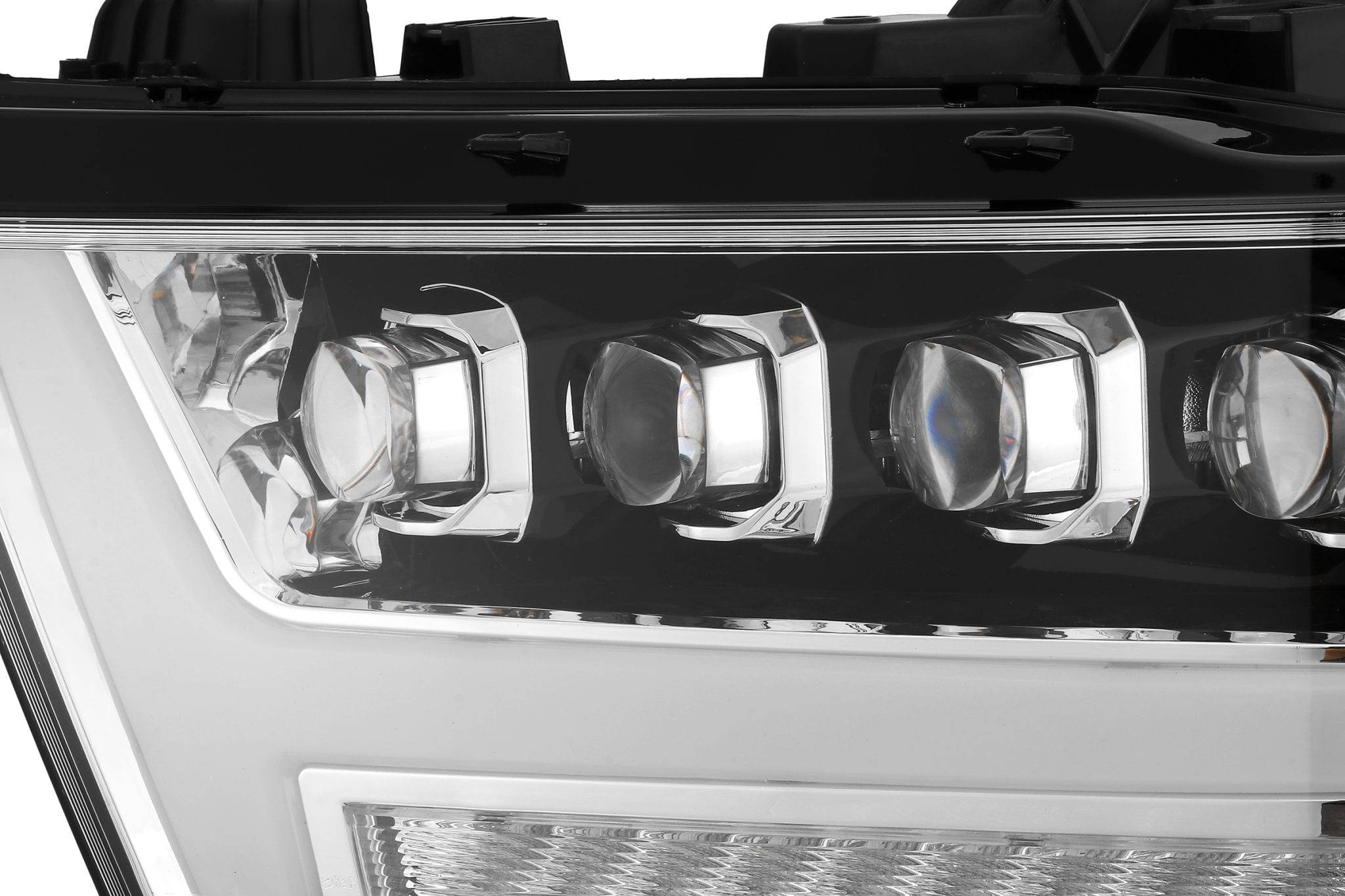 19-24 Ram 1500 NOVA-Series LED Projector Headlights Chrome - Legends Auto Parts