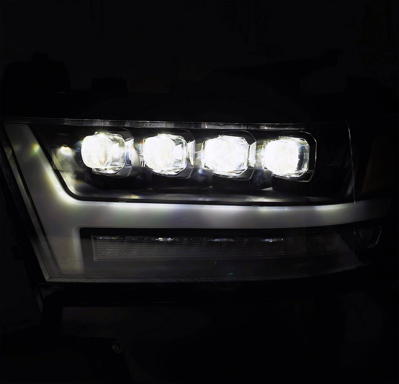 19-24 Ram 1500 NOVA-Series LED Projector Headlights Jet Black - Legends Auto Parts