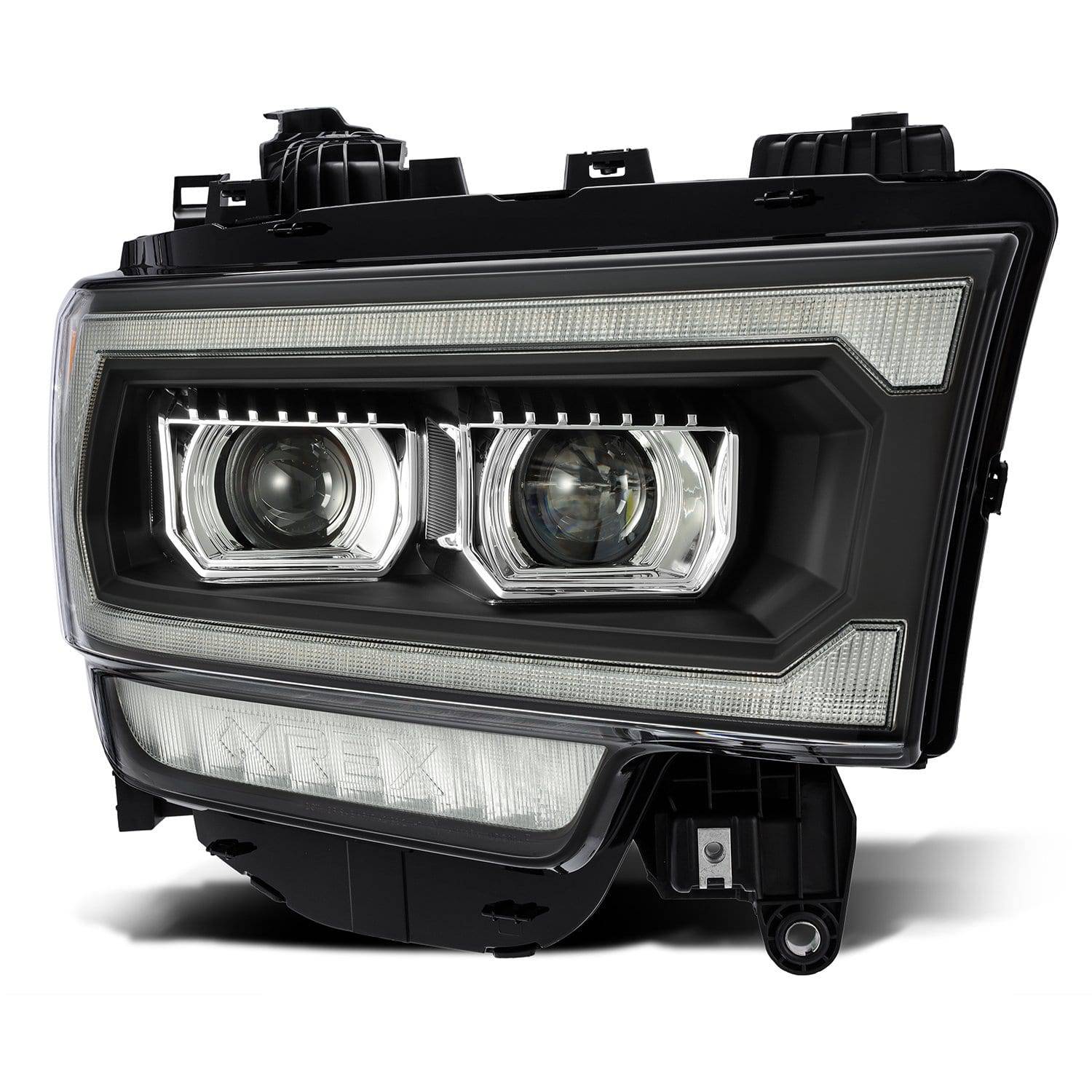 19-22 Ram 2500/3500/4500/5500 LUXX-Series LED Projector Headlights Black