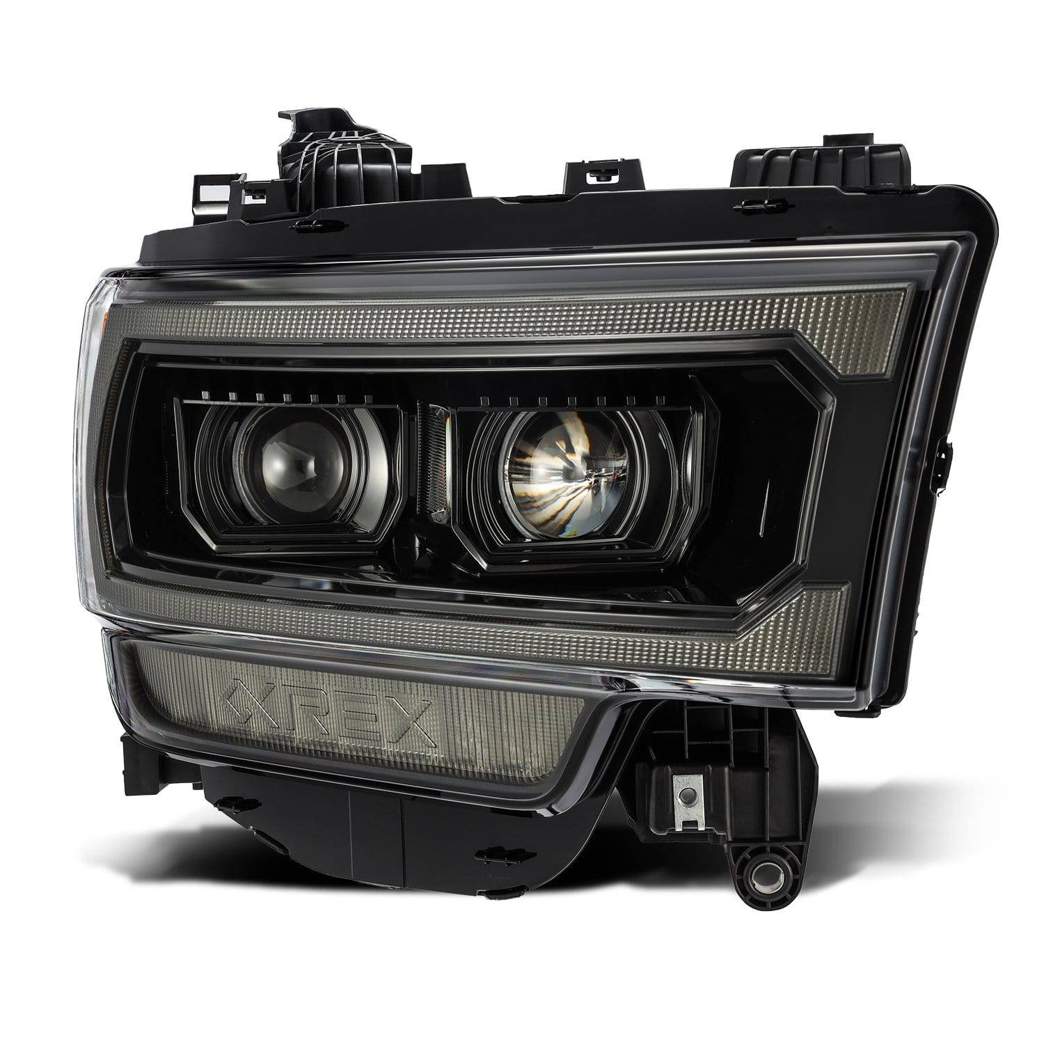 19-24 Ram 2500/3500/4500/5500 LUXX-Series LED Projector Headlights Alpha-Black