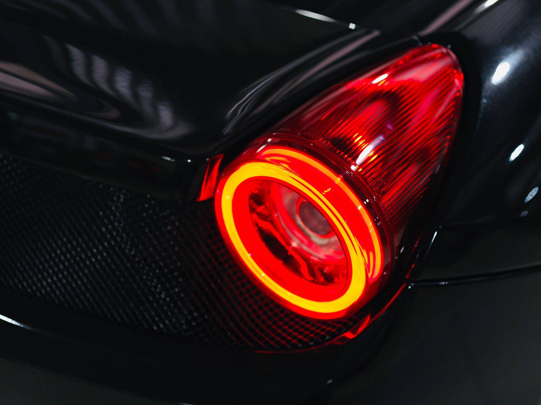 10-15 Ferrari 458 NOVA-Series Prismatic LED Tail Lights - Red Smoke