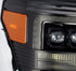 11-16 Ford Super Duty NOVA-Series LED Projector Headlights Alpha-Black - Legends Auto Parts