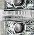 11-16 Ford Super Duty PRO-Series Halogen Projector Headlights Chrome - Legends Auto Parts