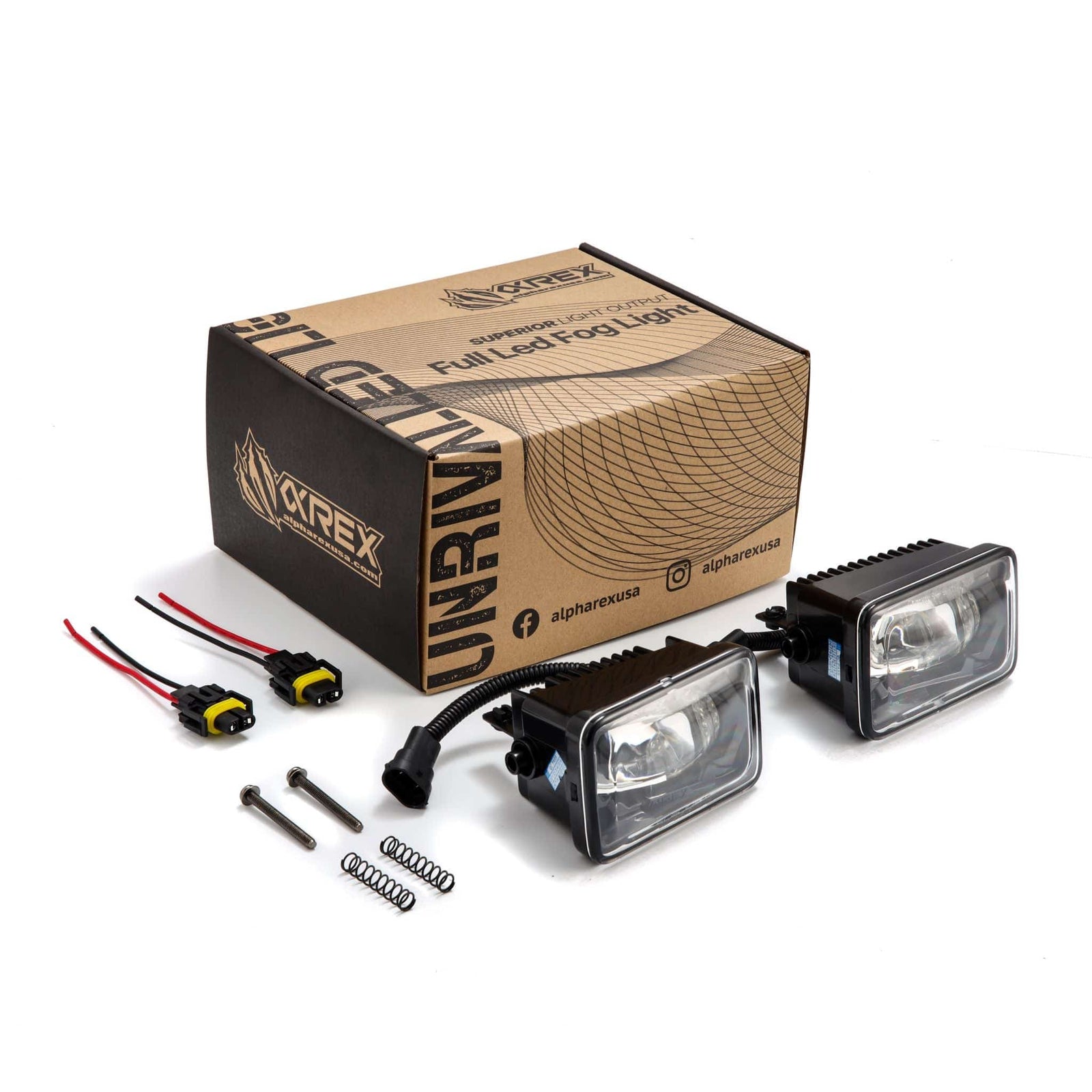 15-20 Ford F150/17-22 Super Duty DoubleTap Dual Color LED Projector Fog Lights - Legends Auto Parts