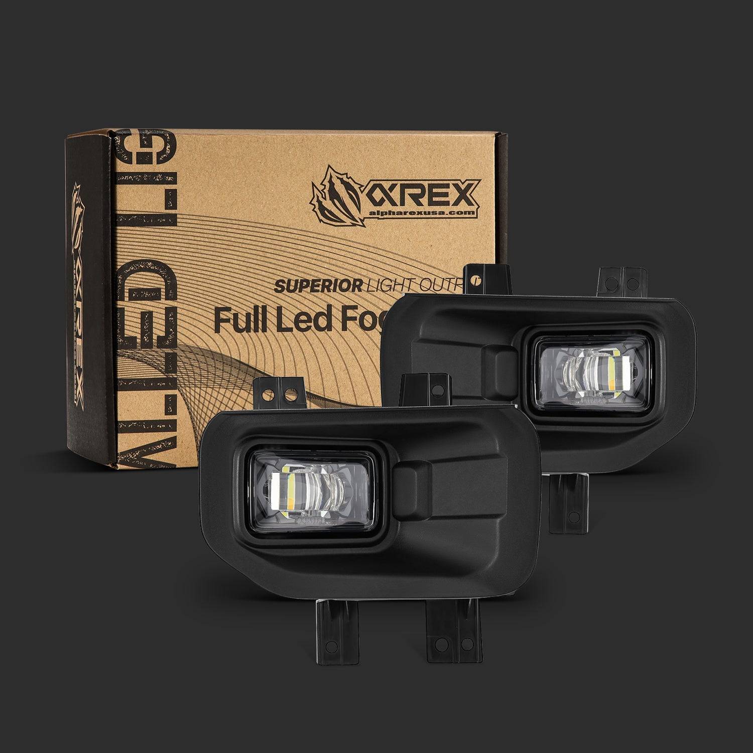 15-20 Ford F150/17-22 Super Duty DoubleTap Dual Color LED Projector Fog Lights - Legends Auto Parts