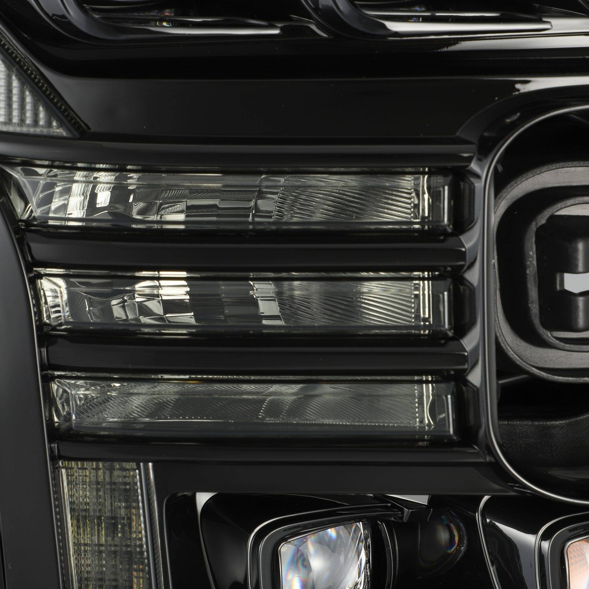15-17 Ford F150 / 17-20 F150 Raptor NOVA-Series LED Projector Headlights Alpha-Black - Legends Auto Parts