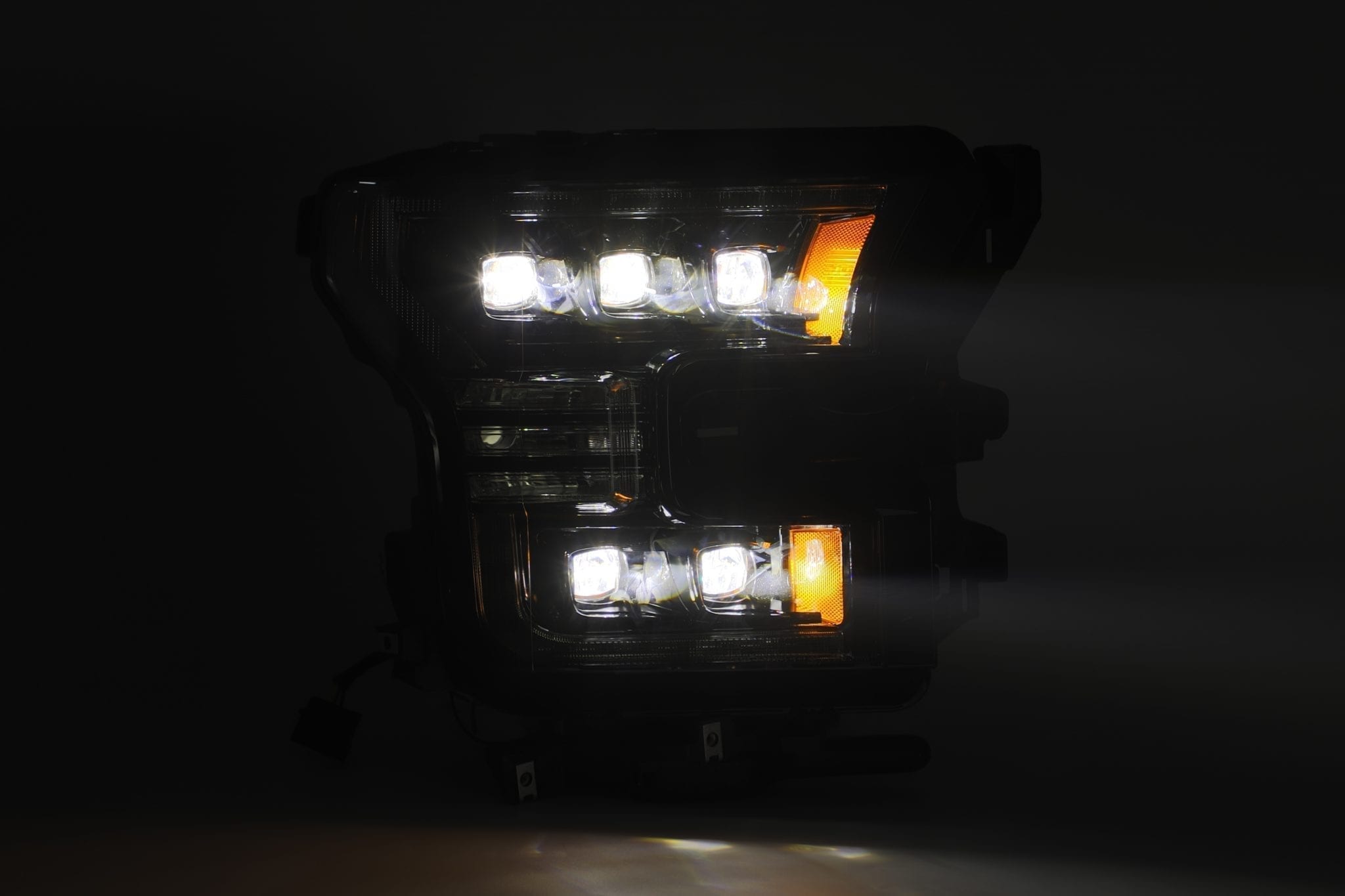 15-17 Ford F150 / 17-20 F150 Raptor NOVA-Series LED Projector Headlights Alpha-Black - Legends Auto Parts