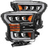 15-17 Ford F150 / 17-20 F150 Raptor NOVA-Series LED Projector Headlights Black - Legends Auto Parts