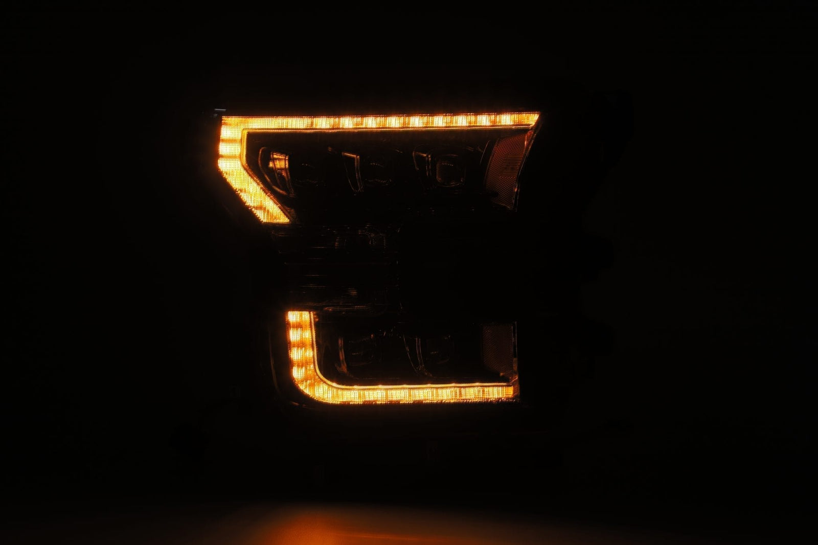 15-17 Ford F150 / 17-20 F150 Raptor NOVA-Series LED Projector Headlights Black - Legends Auto Parts