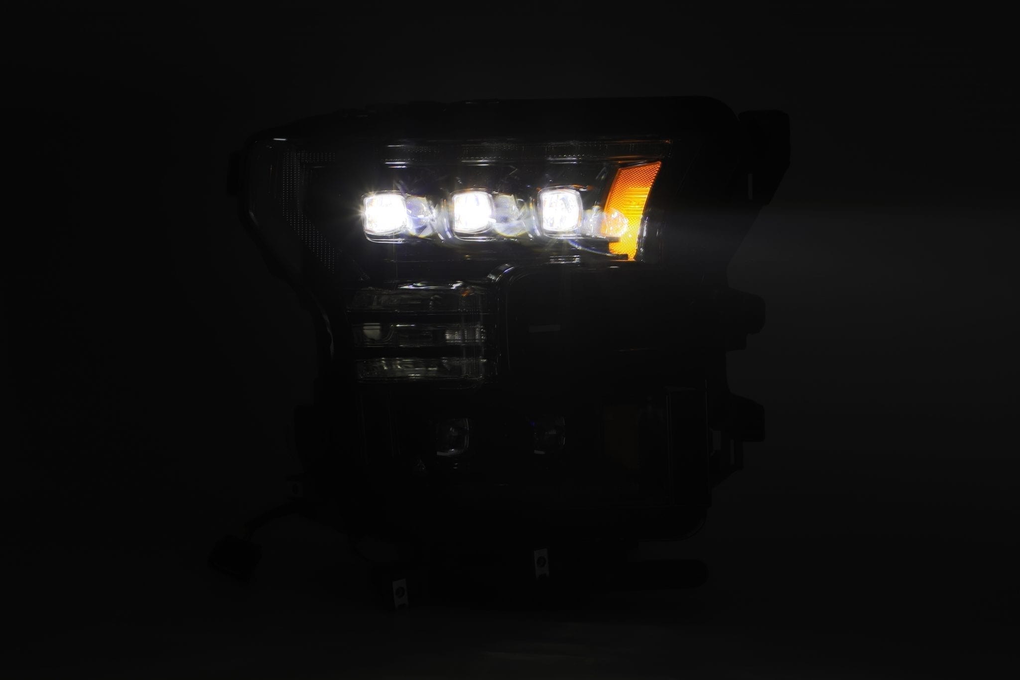 15-17 Ford F150 / 17-20 F150 Raptor NOVA-Series LED Projector Headlights Black - Legends Auto Parts