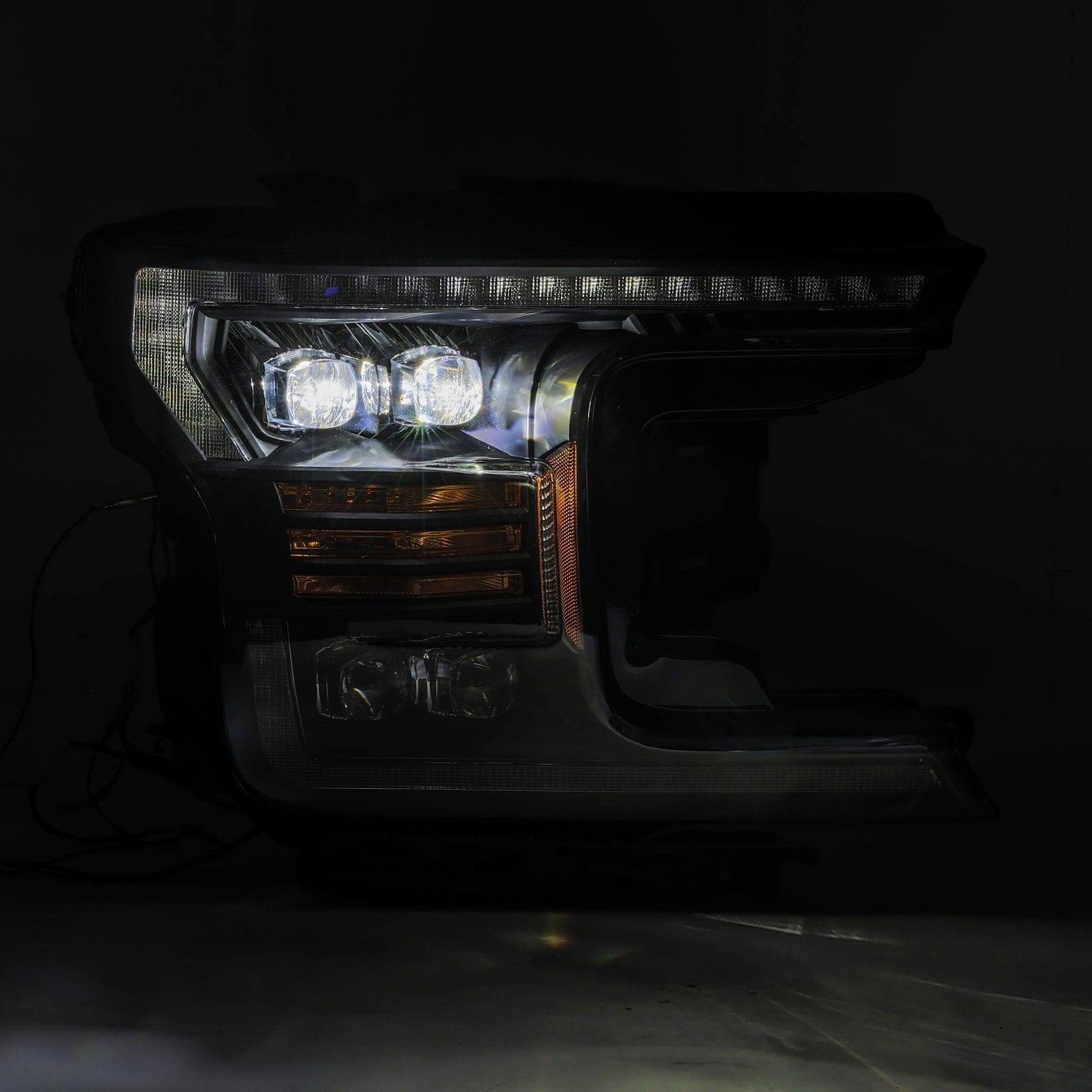 18-20 Ford F150 NOVA-Series LED Projector Headlights Black - Legends Auto Parts
