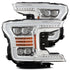 18-20 Ford F150 NOVA-Series LED Projector Headlights Chrome - Legends Auto Parts