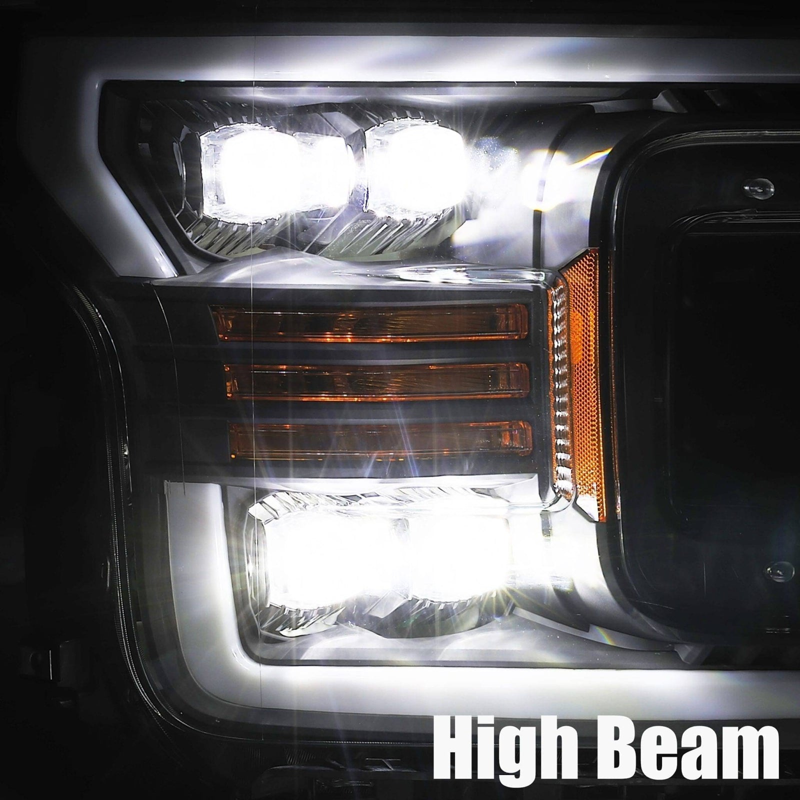 18-20 Ford F150 NOVA-Series LED Projector Headlights Chrome - Legends Auto Parts
