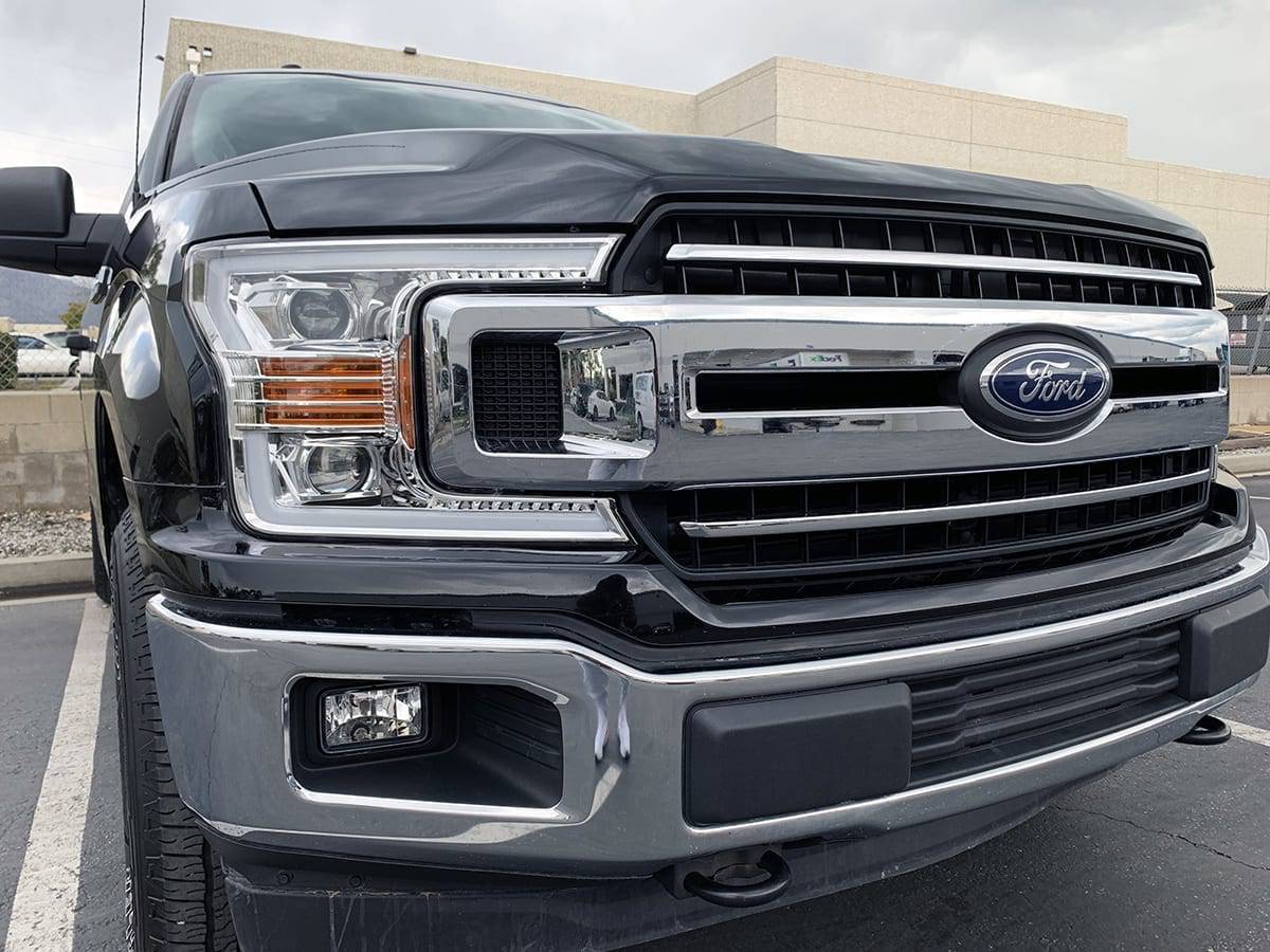 18-20 Ford F150 PRO-Series Halogen Projector Headlights Chrome - Legends Auto Parts