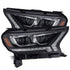 19-23 Ford Ranger LUXX-Series LED Projector Headlights Black - Legends Auto Parts