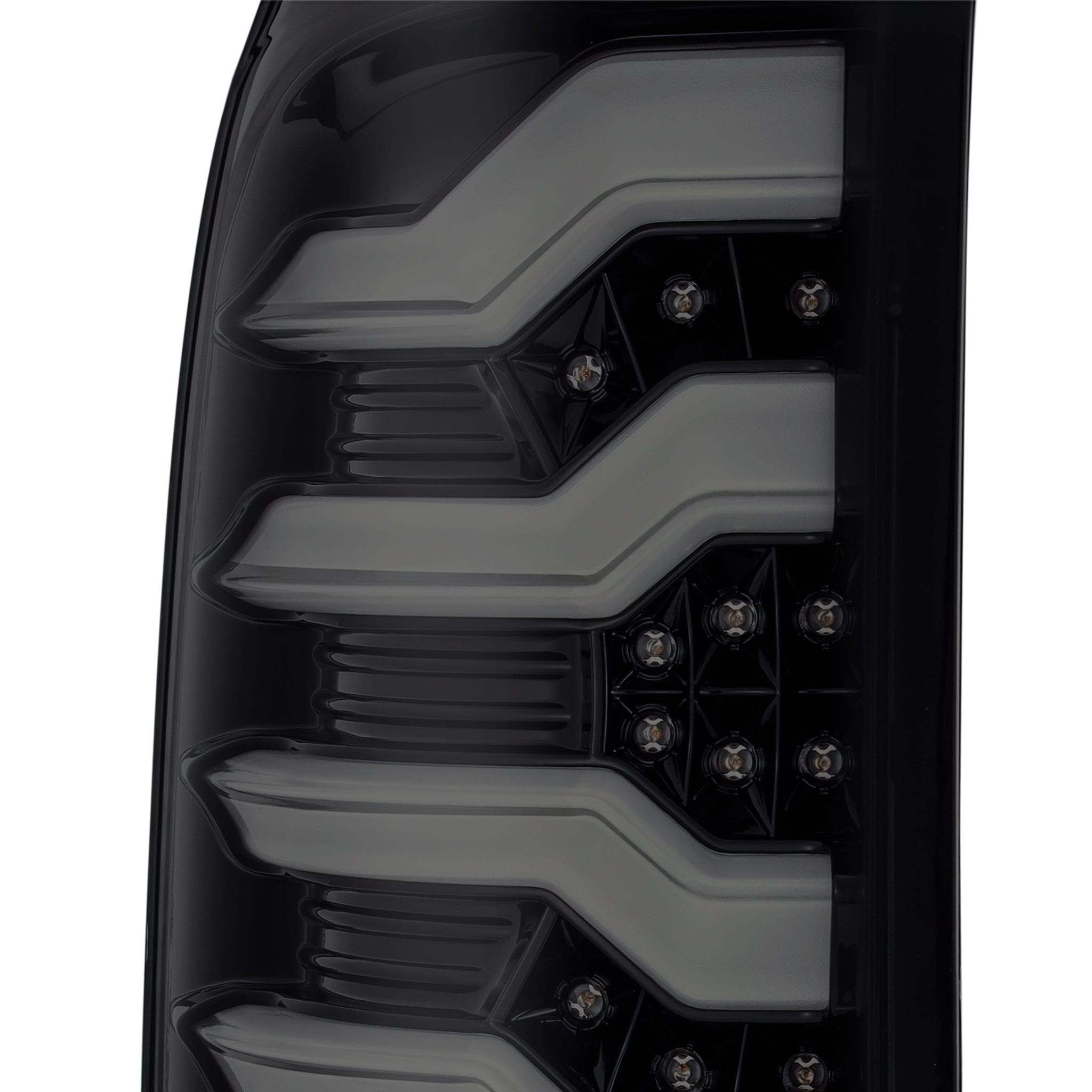 14-18 GMC Sierra 1500/2500HD/3500HD PRO-Series LED Tail Lights Jet Black - Legends Auto Parts