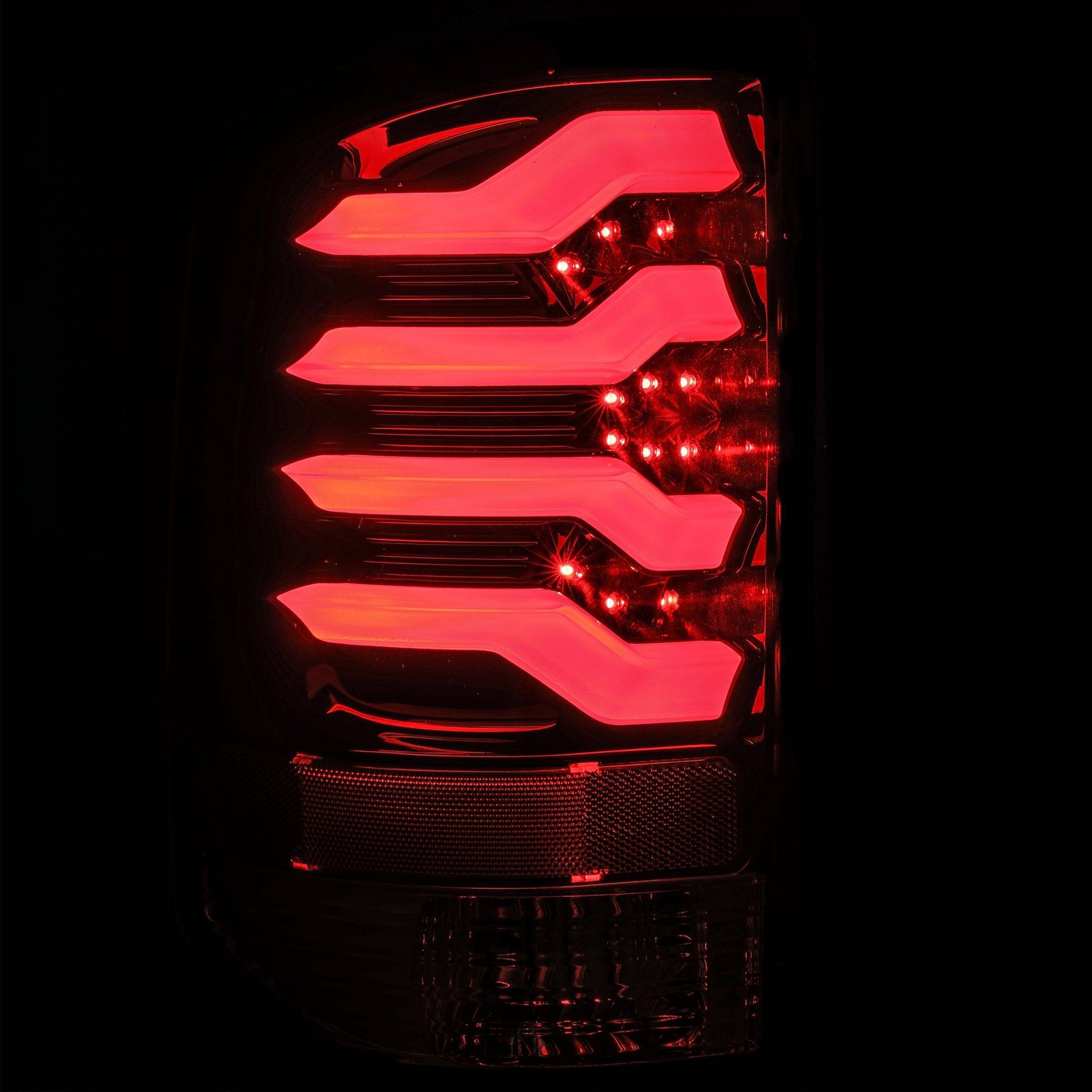 14-18 GMC Sierra 1500/2500HD/3500HD PRO-Series LED Tail Lights Jet Black - Legends Auto Parts