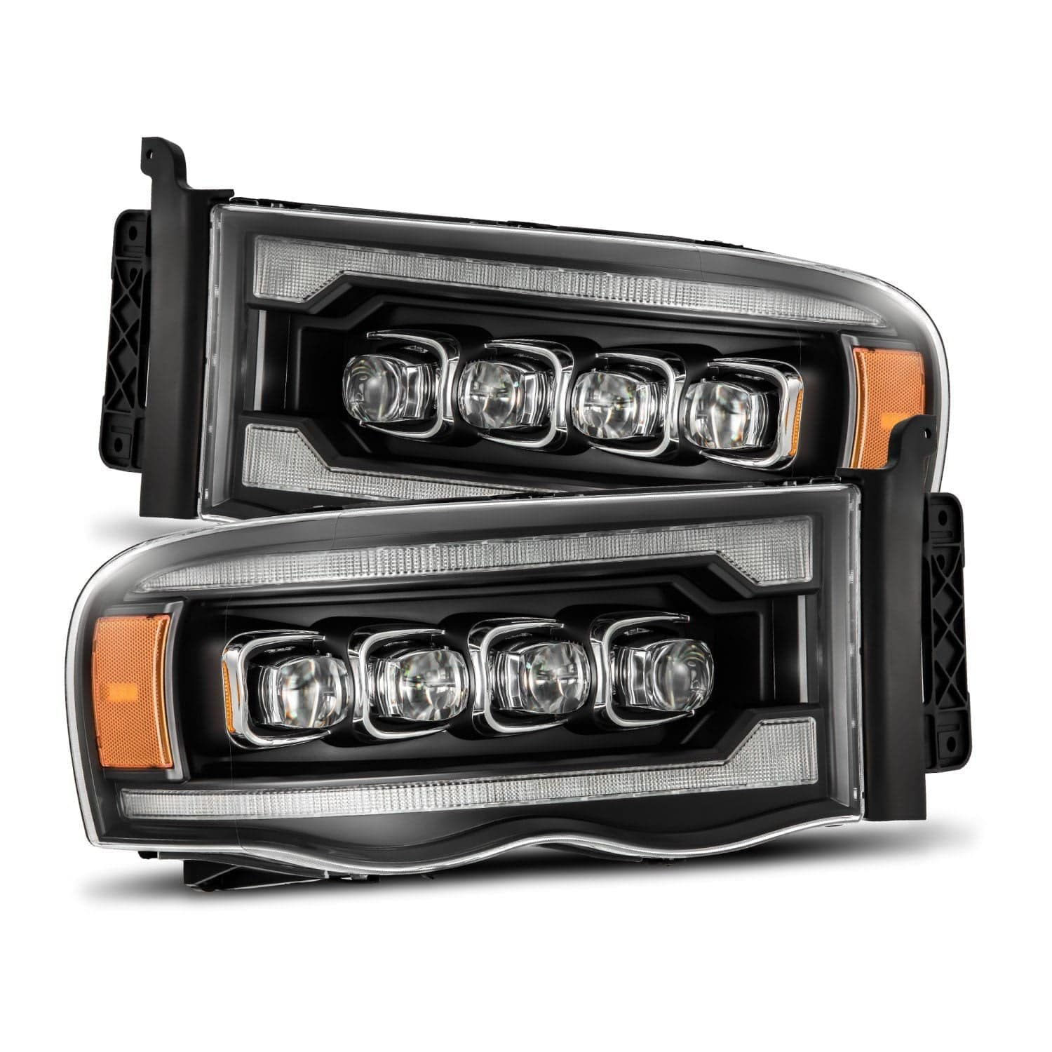 02-05 Dodge Ram NOVA-Series LED Projector Headlights Black