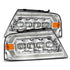 04-08 Ford F150 / 06-08 Lincoln Mark LT NOVA-Series LED Projector Headlights Chrome