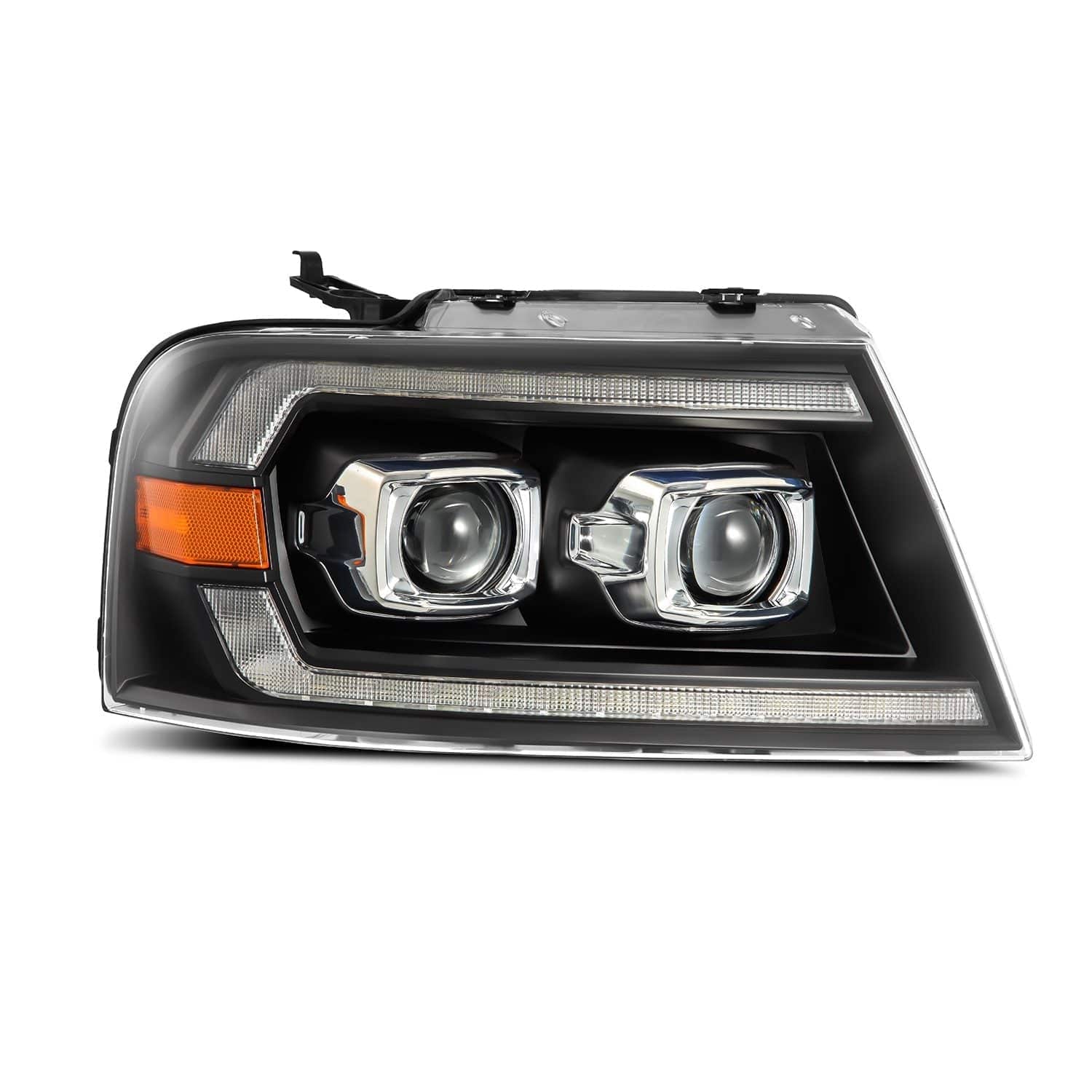 04-08 Ford F150 / 06-08 Lincoln Mark LT PRO-Series Halogen Projector Headlights Black