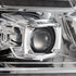 04-08 Ford F150 / 06-08 Lincoln Mark LT PRO-Series Halogen Projector Headlights Chrome - Legends Auto Parts