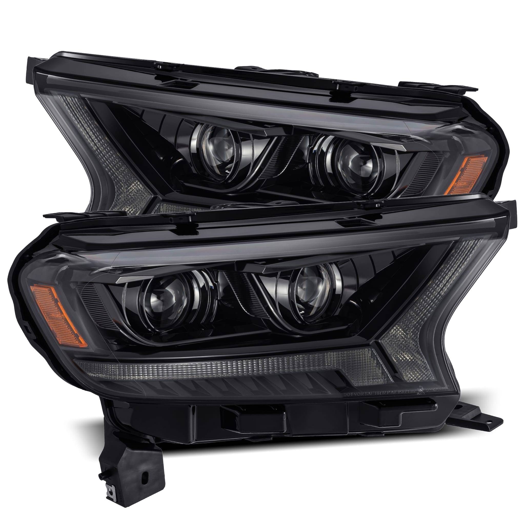 19-23 Ford Ranger PRO-Series Halogen Projector Headlights Alpha-Black