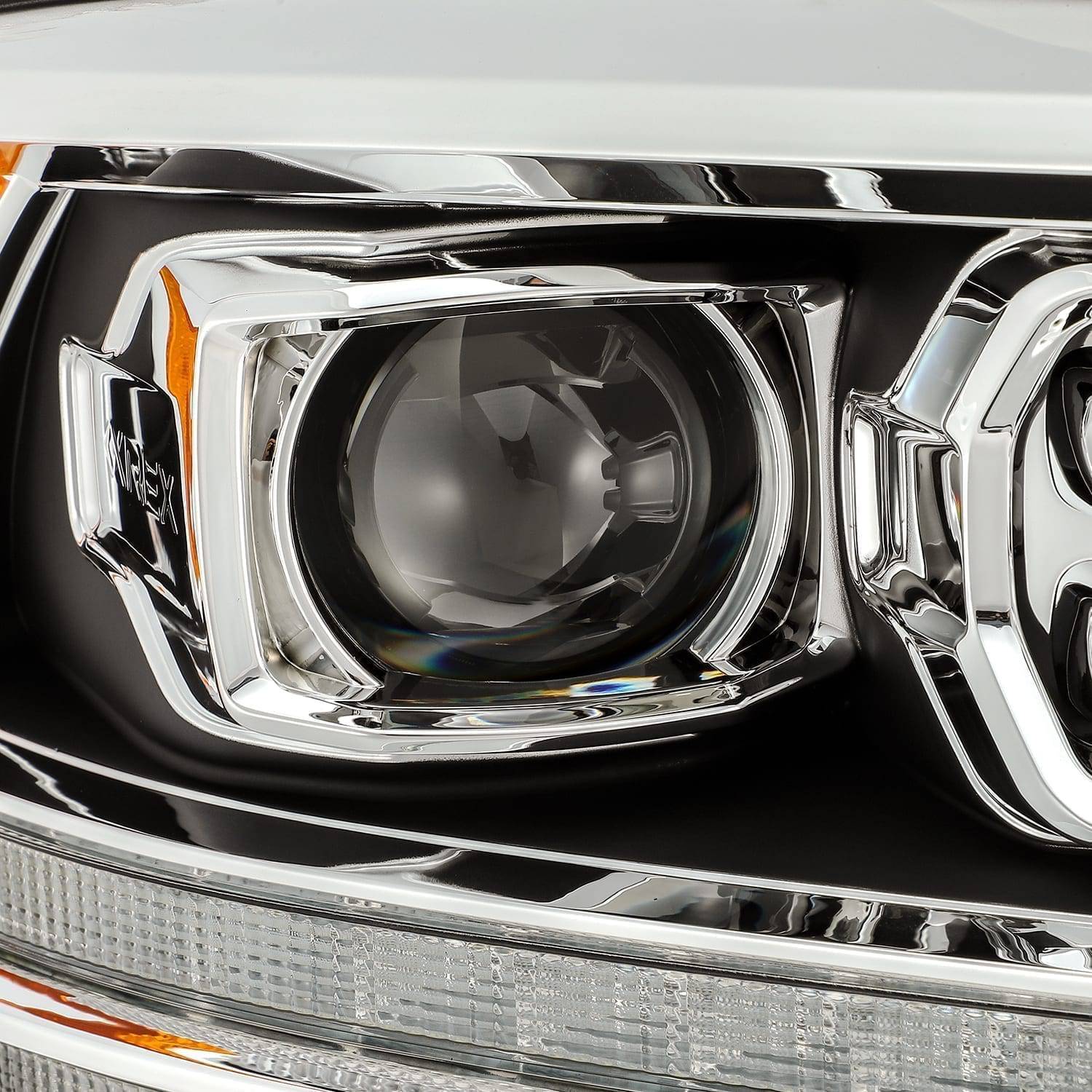 09-18 Ram Truck LUXX-Series (5th Gen 2500 Style) LED Projector Headlights Black