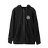 AlphaRex Initial Zip Up Hoodie Black | AlphaRex