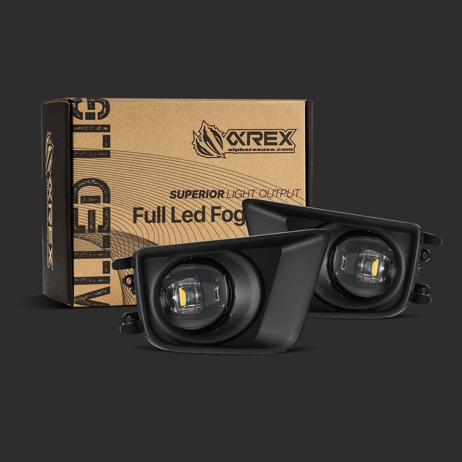 Universal Toyota/Lexus/Scion DoubleTap Dual Color LED Projector Fog Lights - Legends Auto Parts