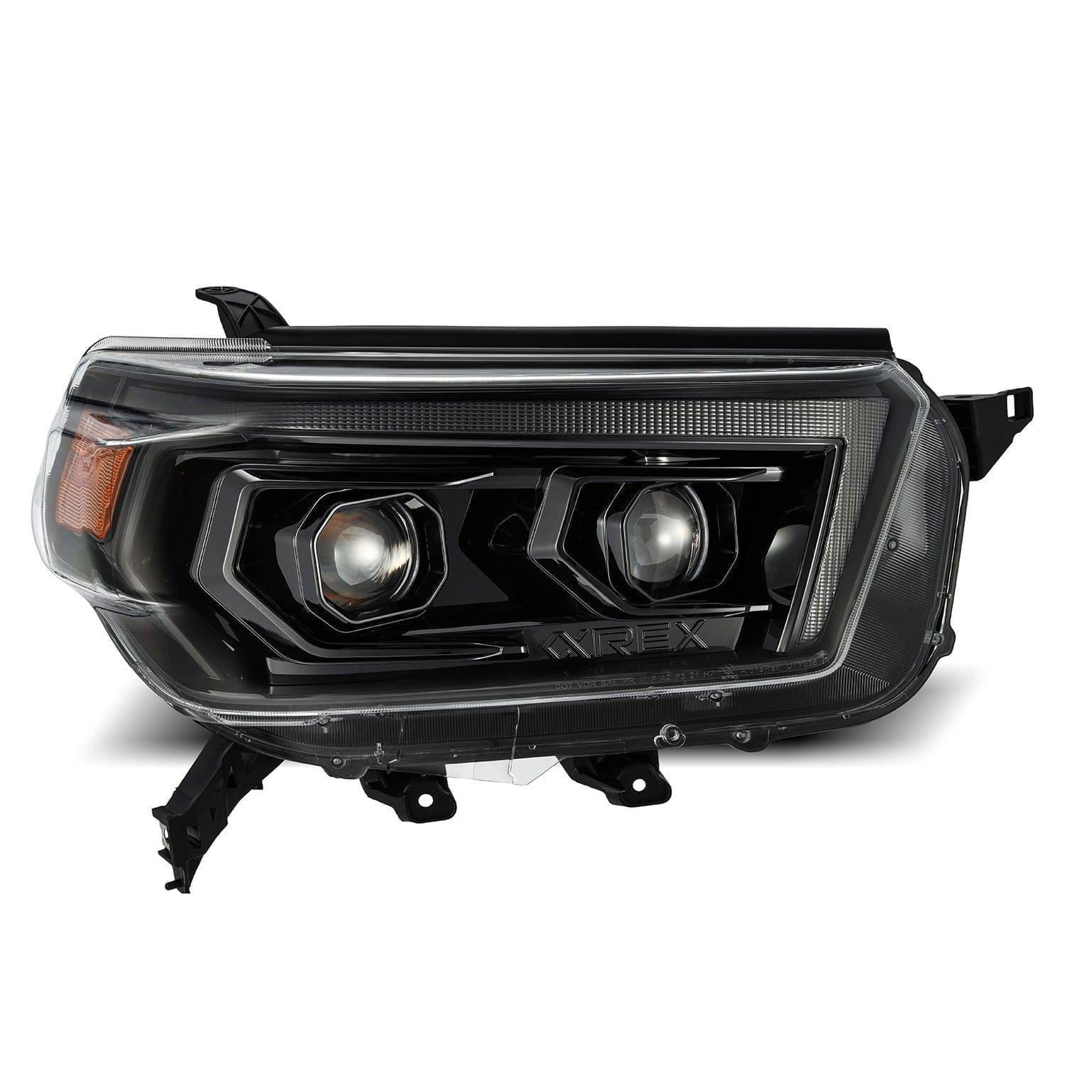 10-13 Toyota 4Runner PRO-Series Halogen Projector Headlights Alpha-Black