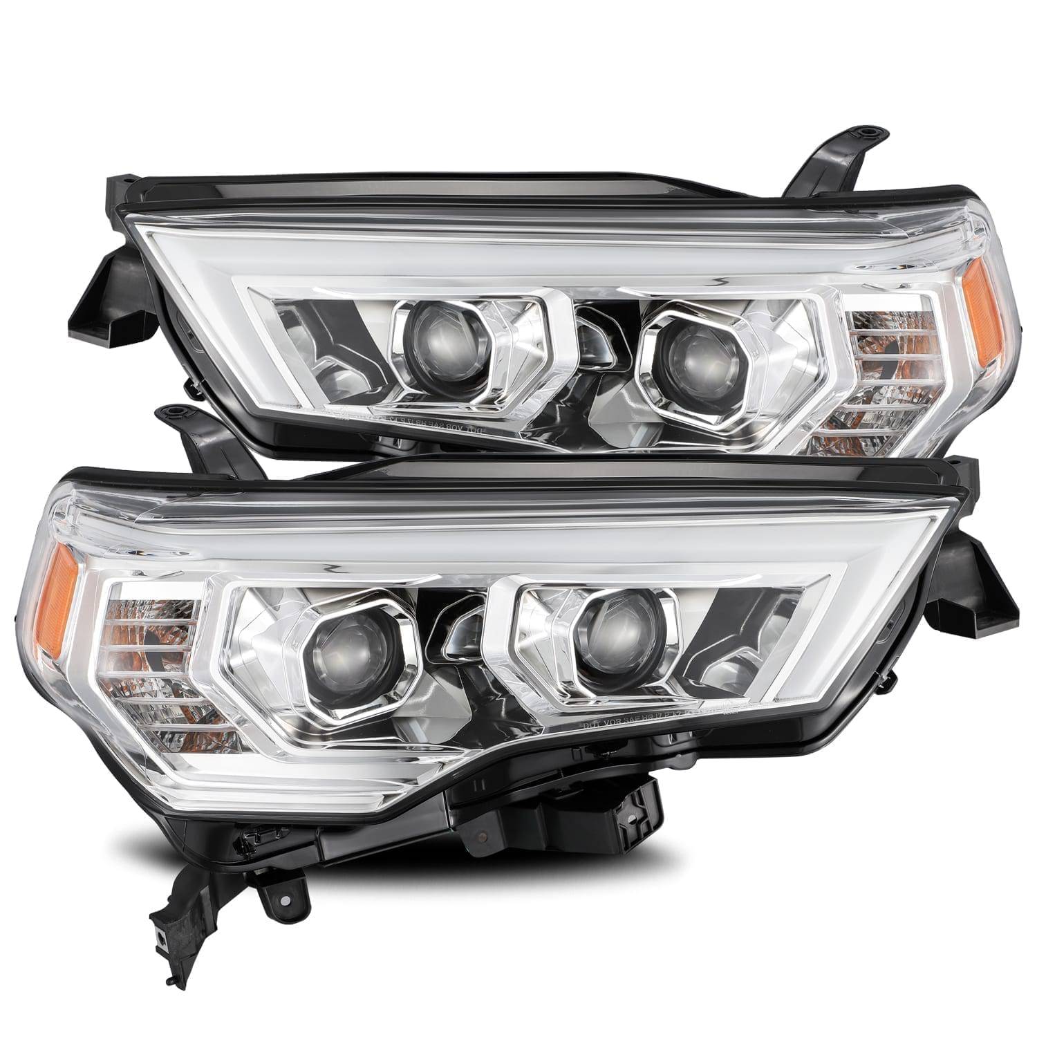 14-20 Toyota 4Runner PRO-Series Halogen Projector Headlights Chrome - Legends Auto Parts