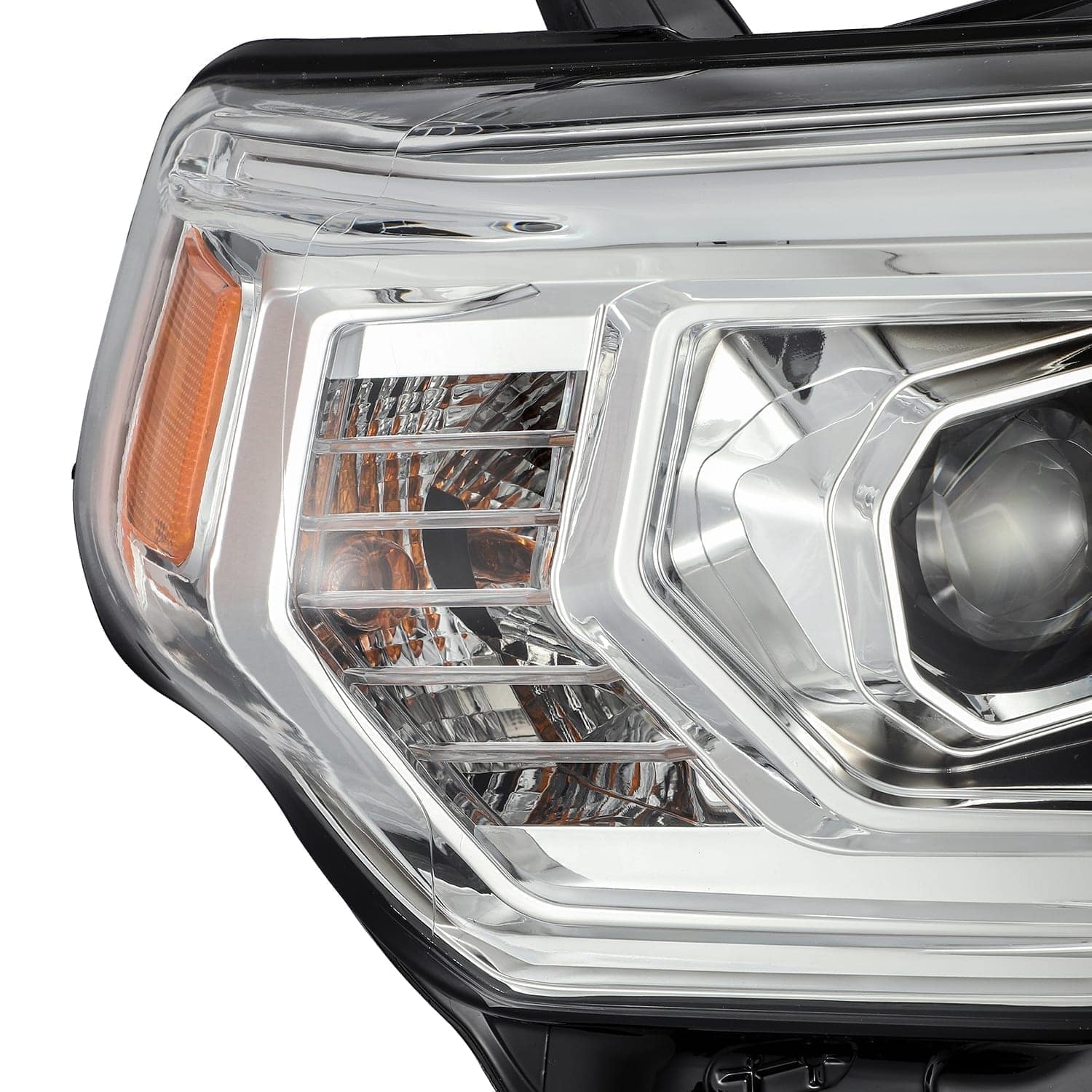 14-20 Toyota 4Runner PRO-Series Halogen Projector Headlights Chrome - Legends Auto Parts